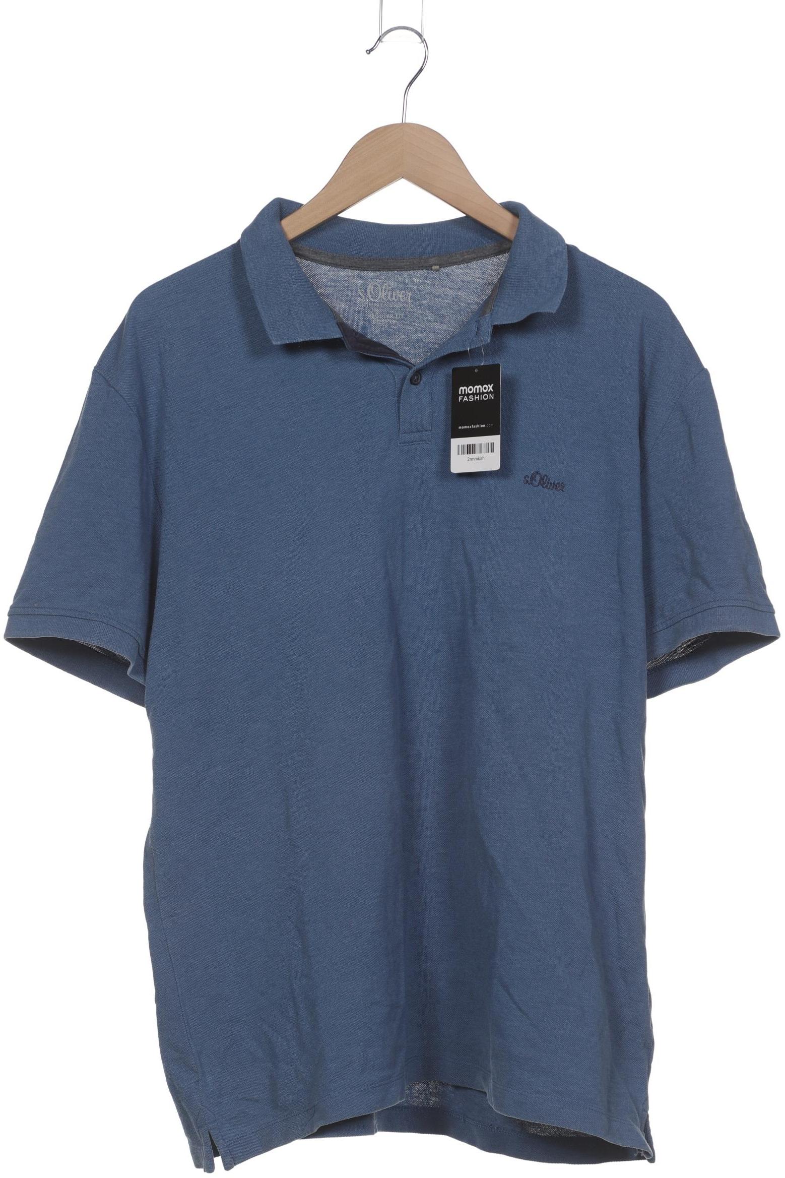 

s.Oliver Herren Poloshirt, blau, Gr. 56