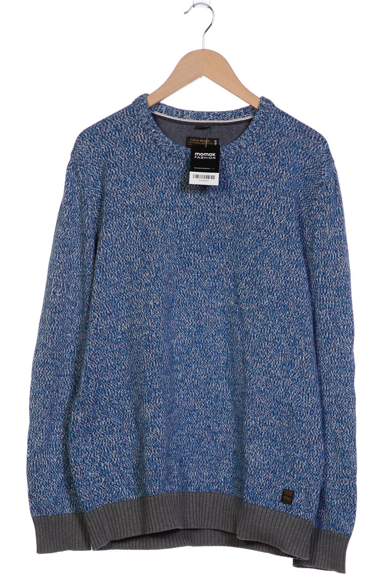 

s.Oliver Herren Pullover, blau, Gr. 54