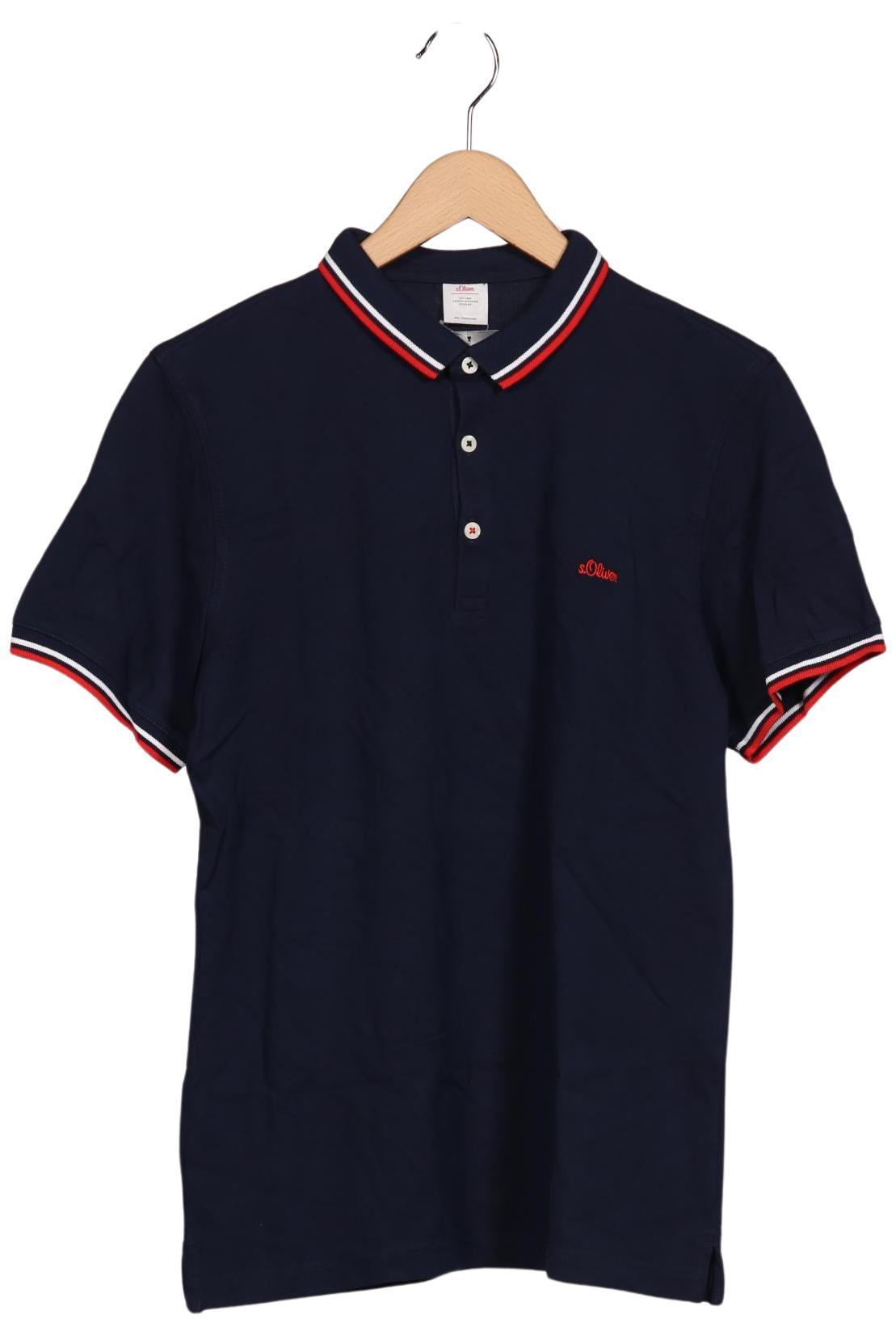 

s.Oliver Herren Poloshirt, marineblau, Gr. 52