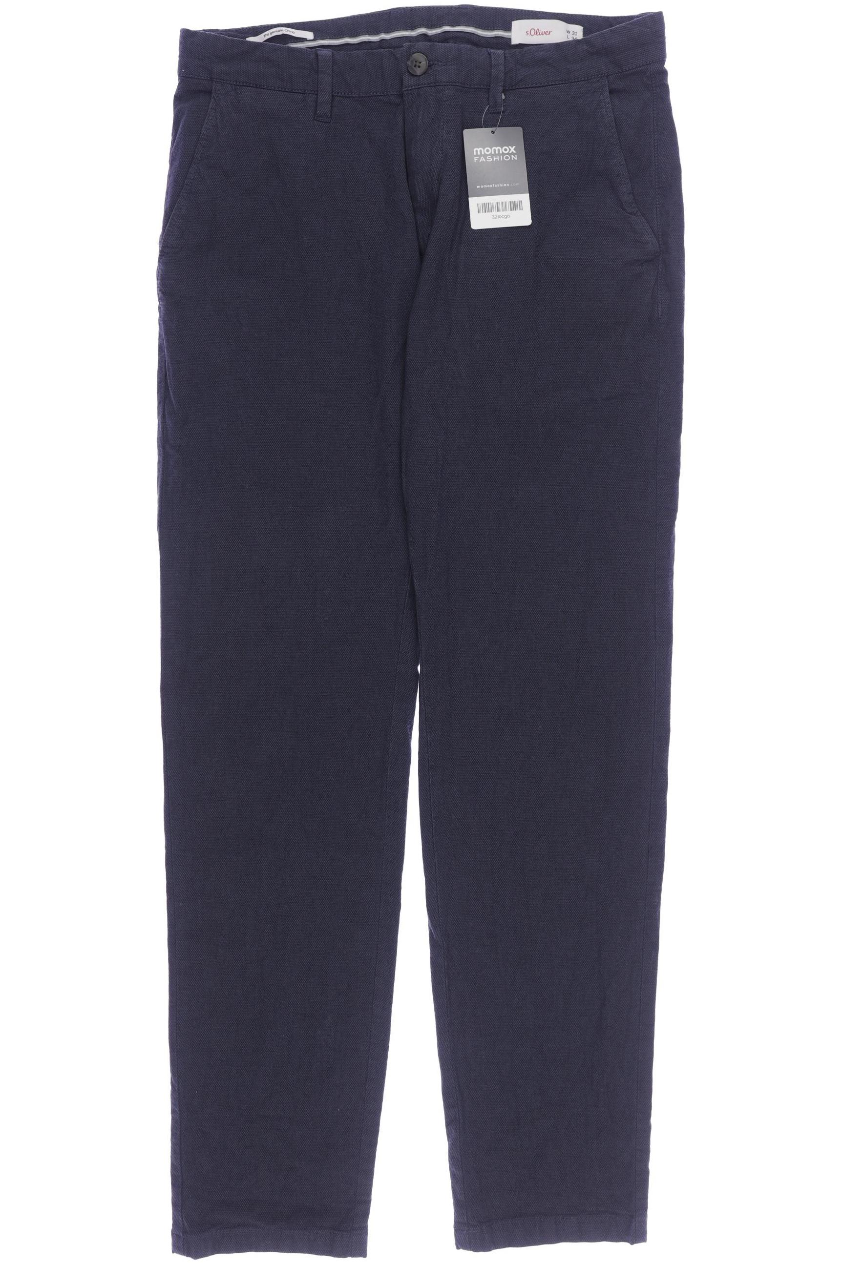 

s.Oliver Herren Stoffhose, marineblau, Gr. 31