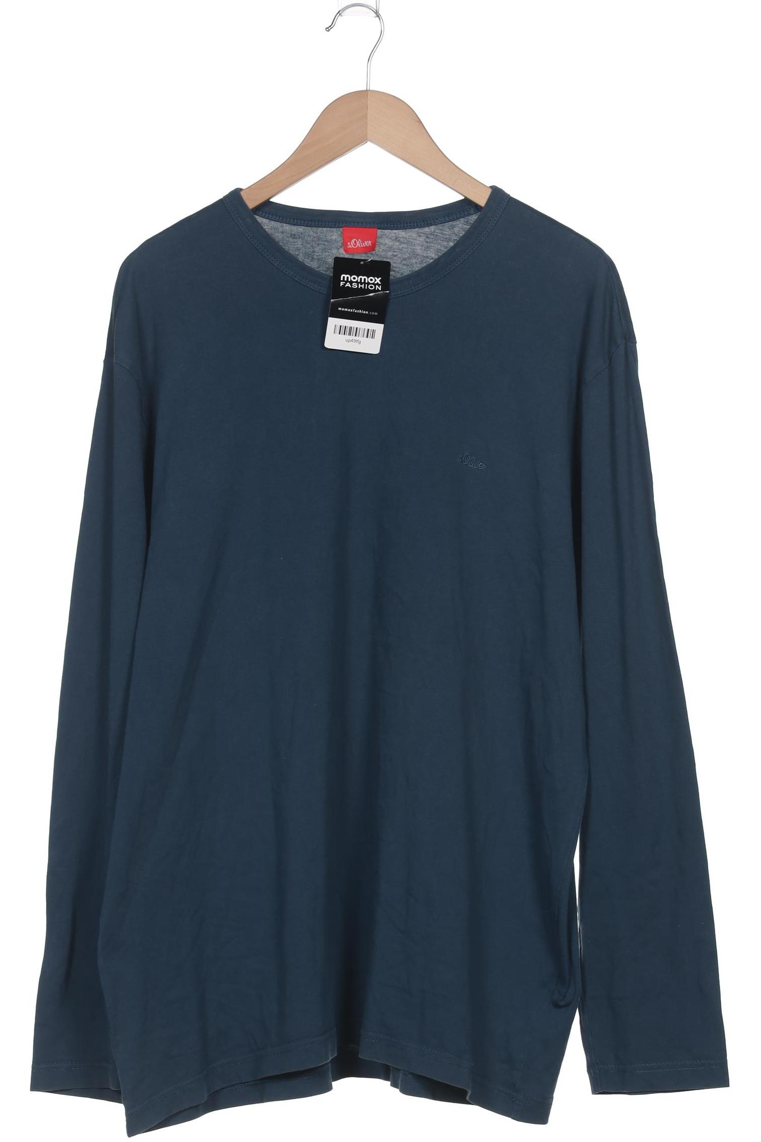 

s.Oliver Herren Langarmshirt, türkis, Gr. 56
