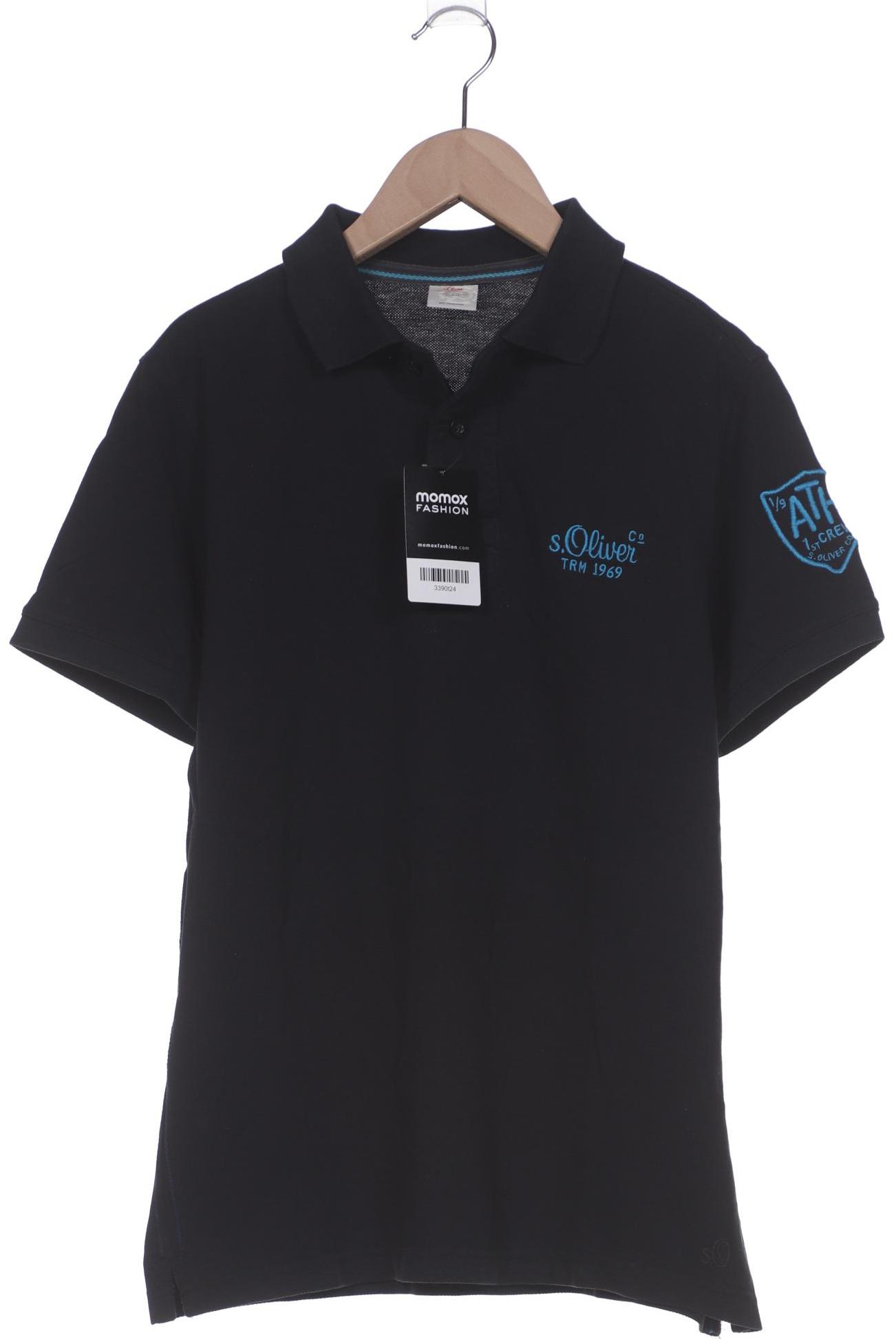 

s.Oliver Herren Poloshirt, schwarz, Gr. 46