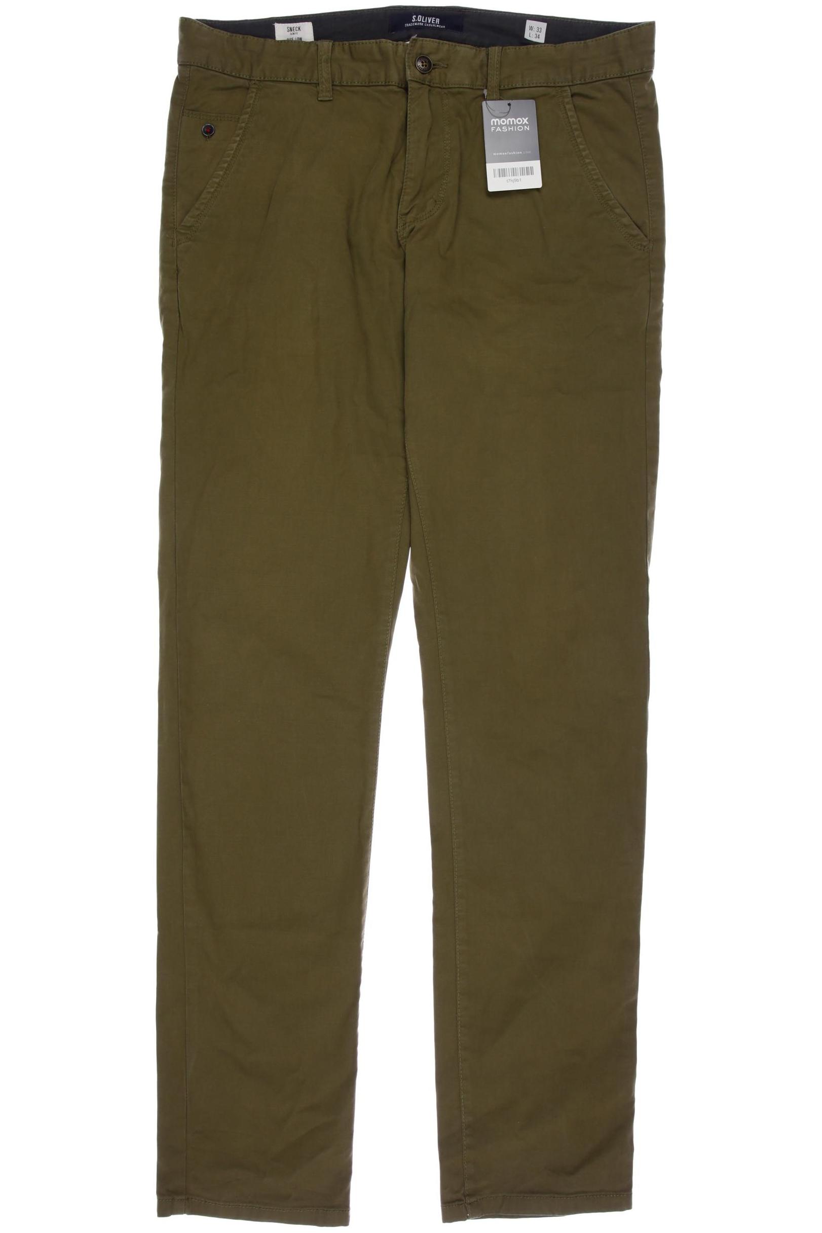 

s.Oliver Herren Jeans, grün, Gr. 33