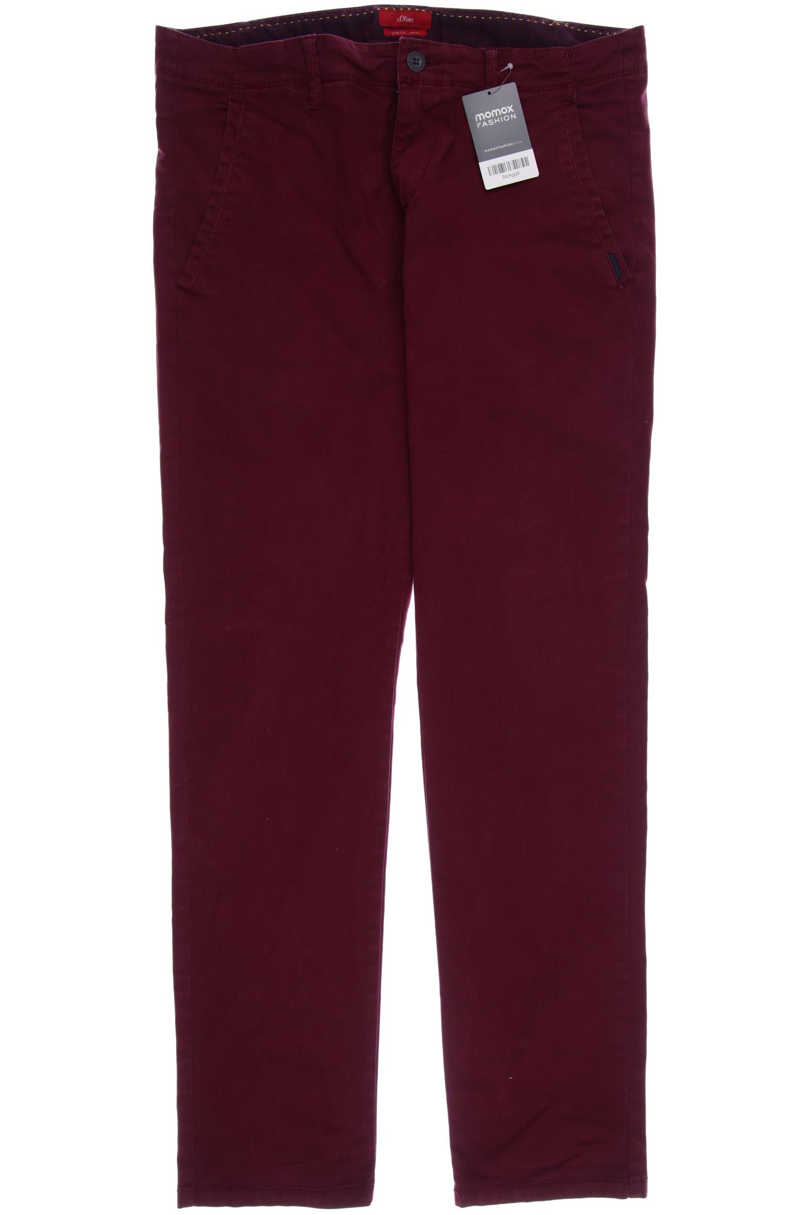 

s.Oliver Herren Stoffhose, bordeaux