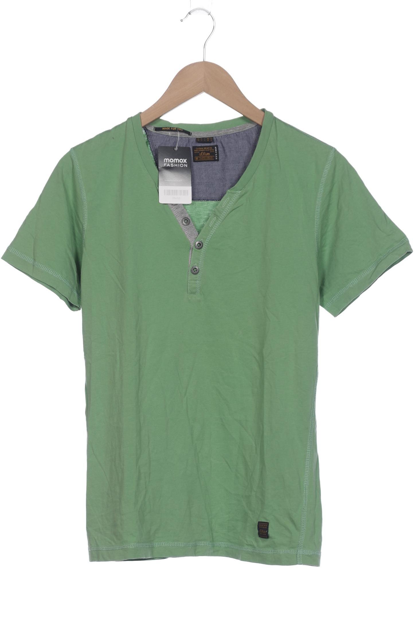 

s.Oliver Herren T-Shirt, hellgrün, Gr. 48