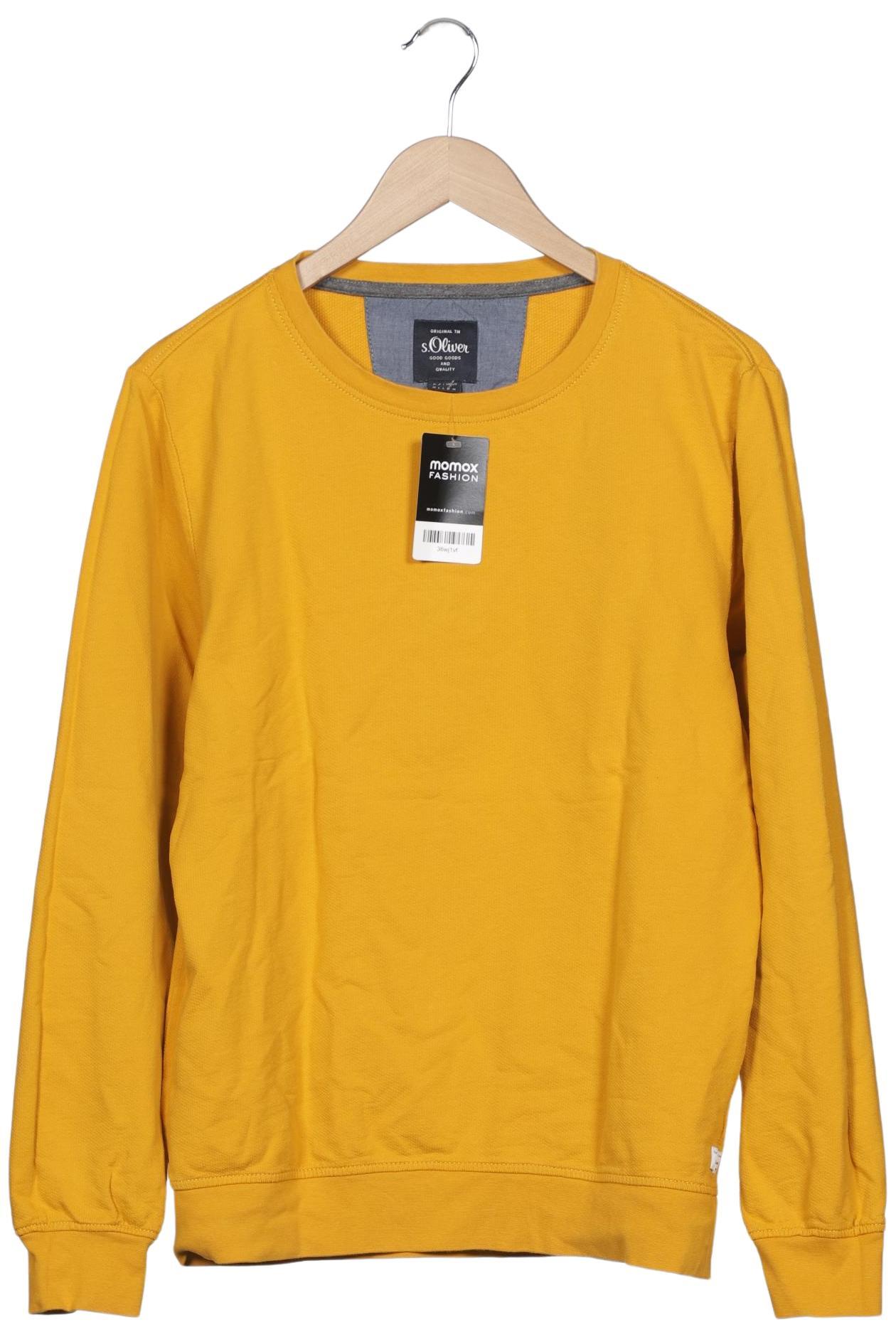

s.Oliver Herren Sweatshirt, gelb, Gr. 48