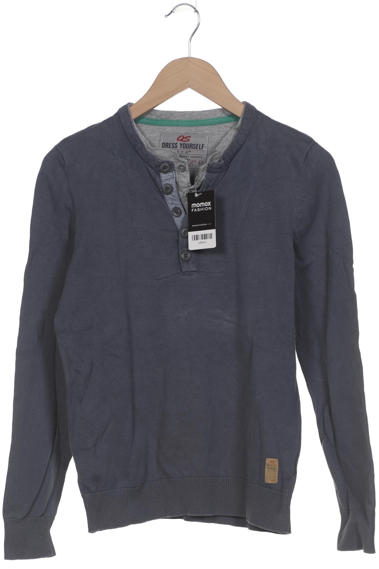 

s.Oliver Herren Langarmshirt, marineblau, Gr. 46