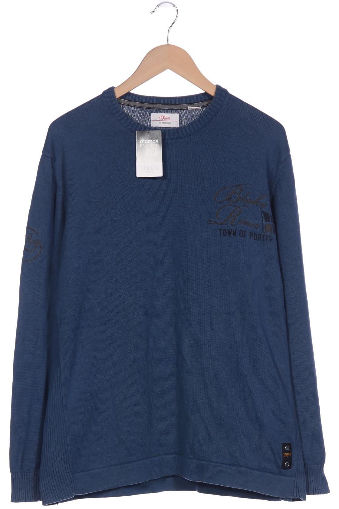

s.Oliver Herren Pullover, blau, Gr. 56