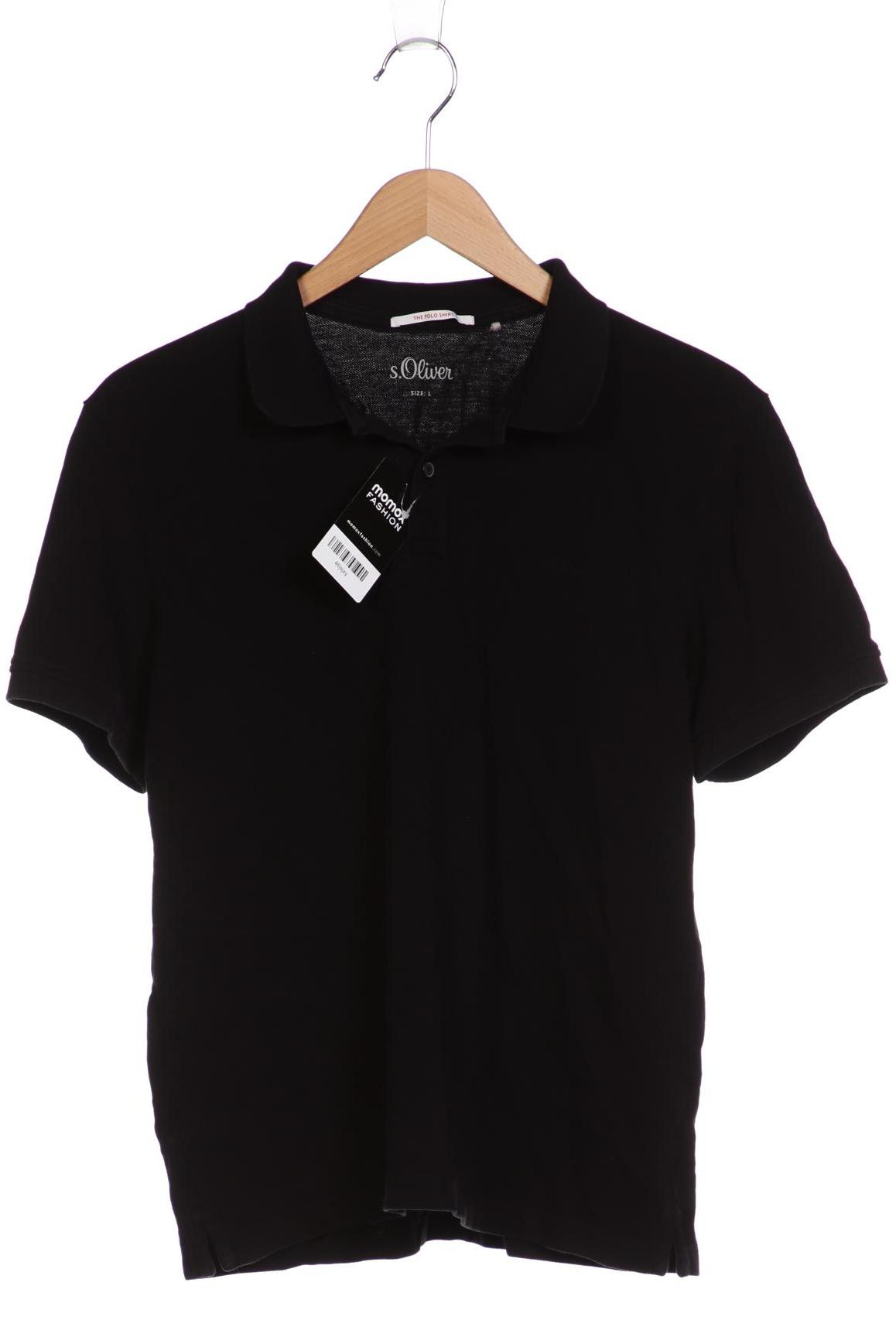 

s.Oliver Herren Poloshirt, schwarz, Gr. 52