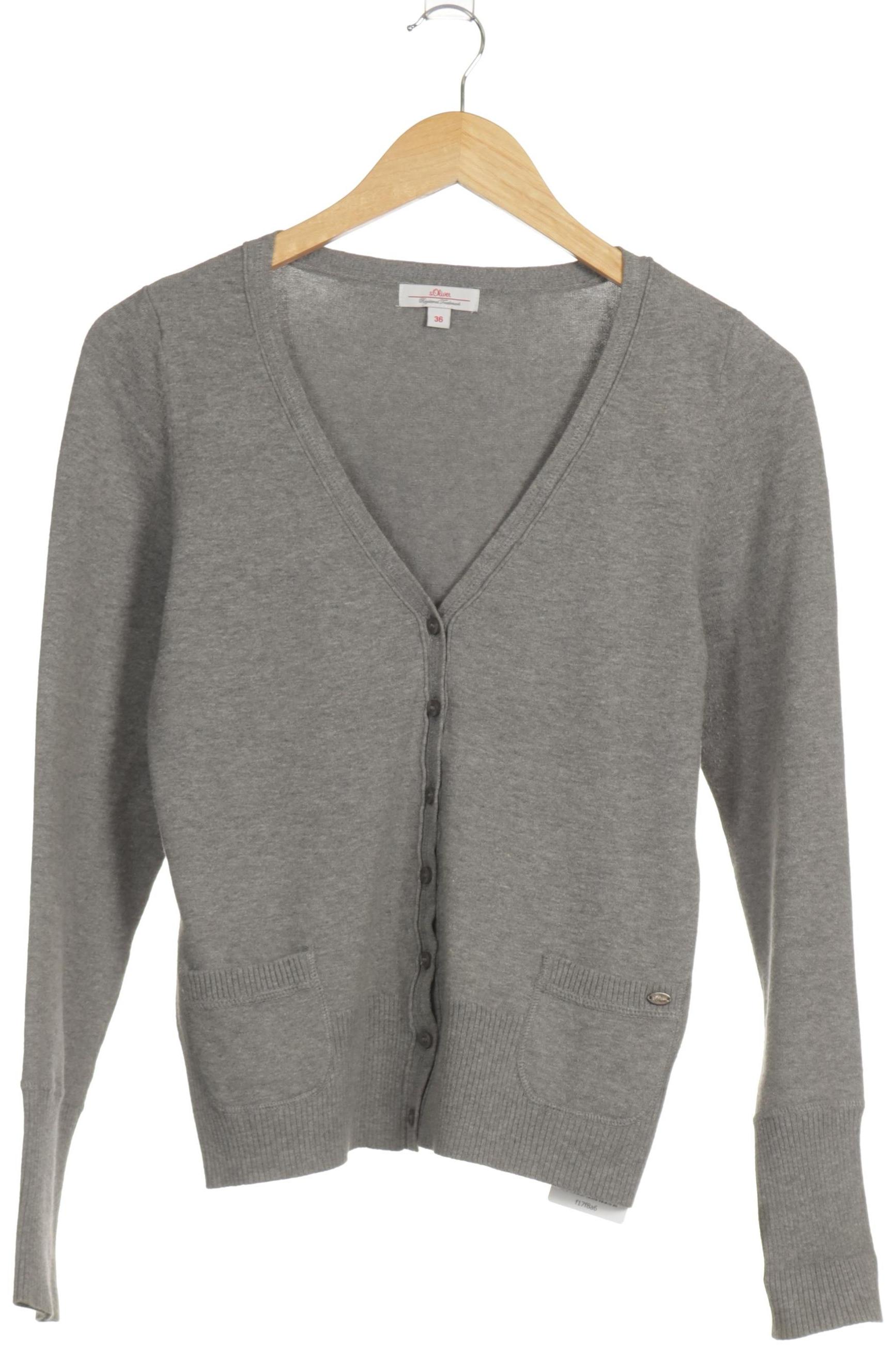 

s.Oliver Herren Strickjacke, grau, Gr. 46