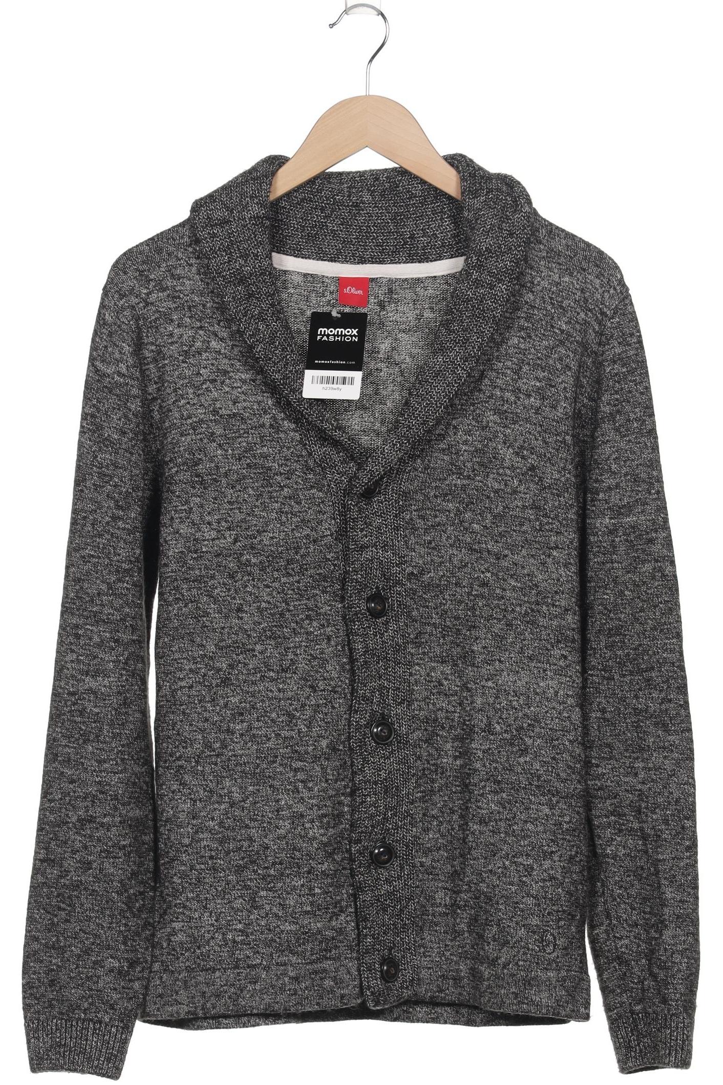 

s.Oliver Herren Strickjacke, grau, Gr. 48