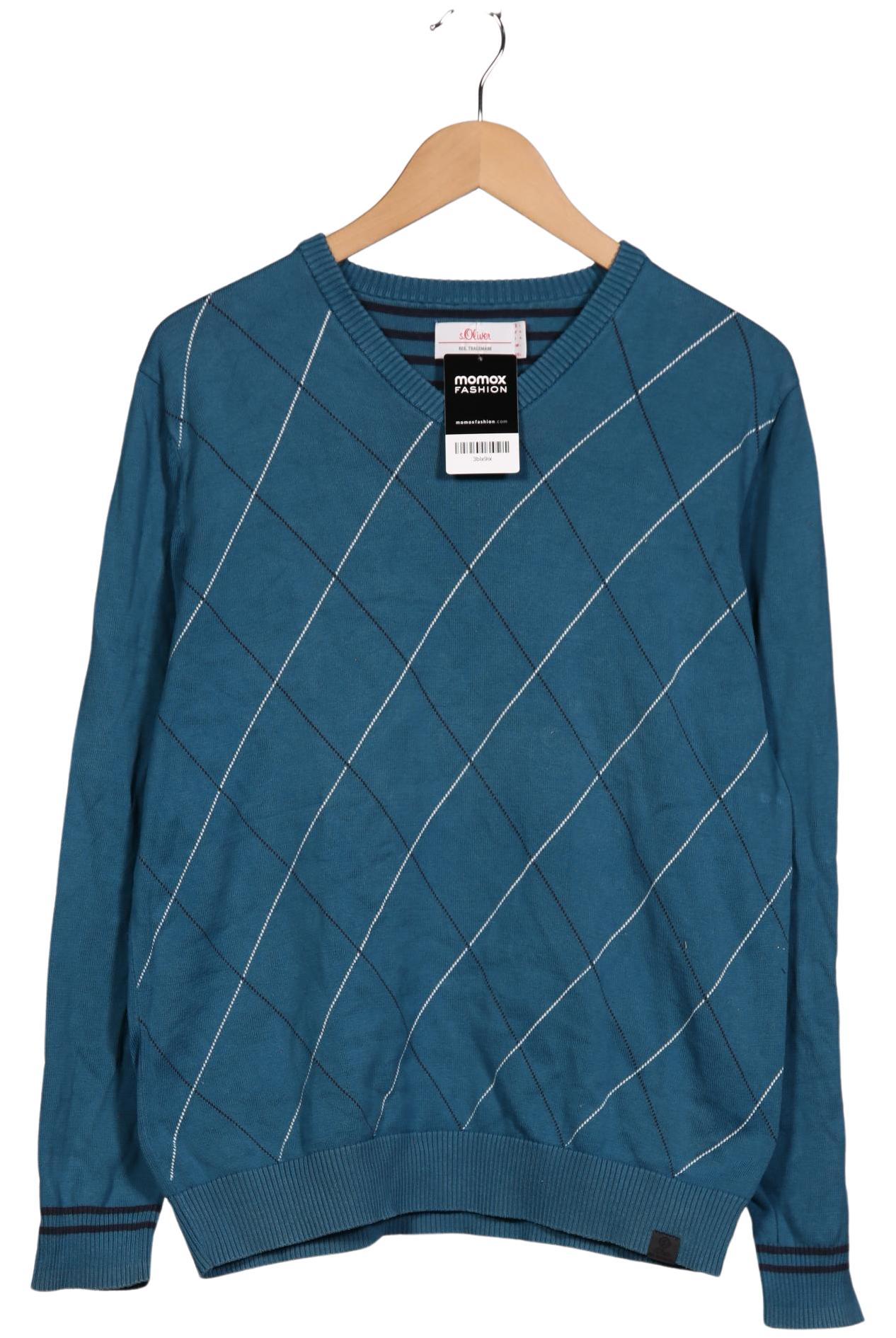 

s.Oliver Herren Pullover, blau, Gr. 52