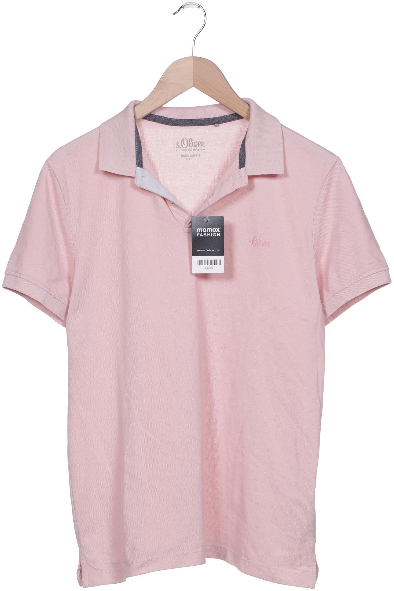 

s.Oliver Herren Poloshirt, pink, Gr. 52