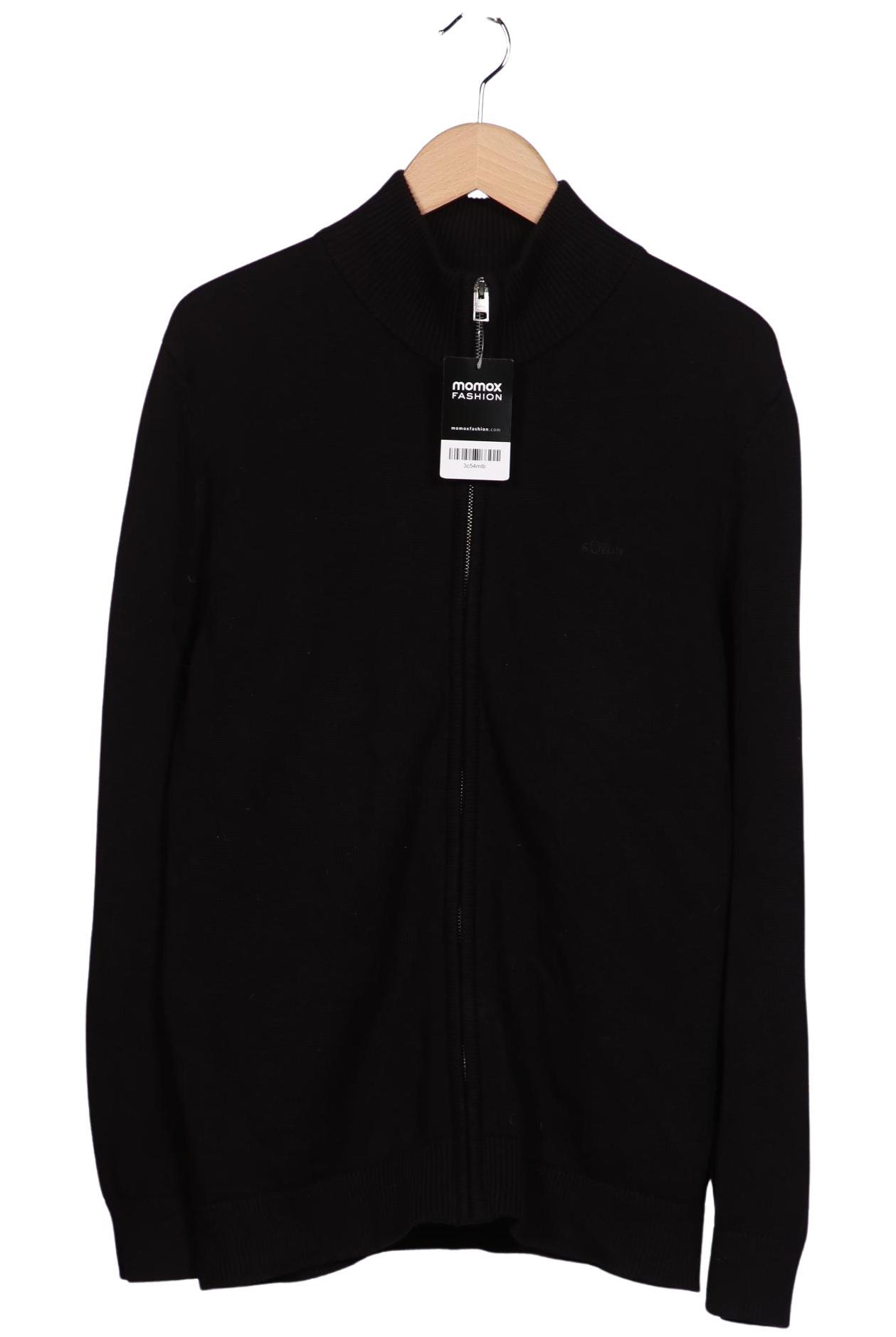 

s.Oliver Herren Strickjacke, schwarz, Gr. 52