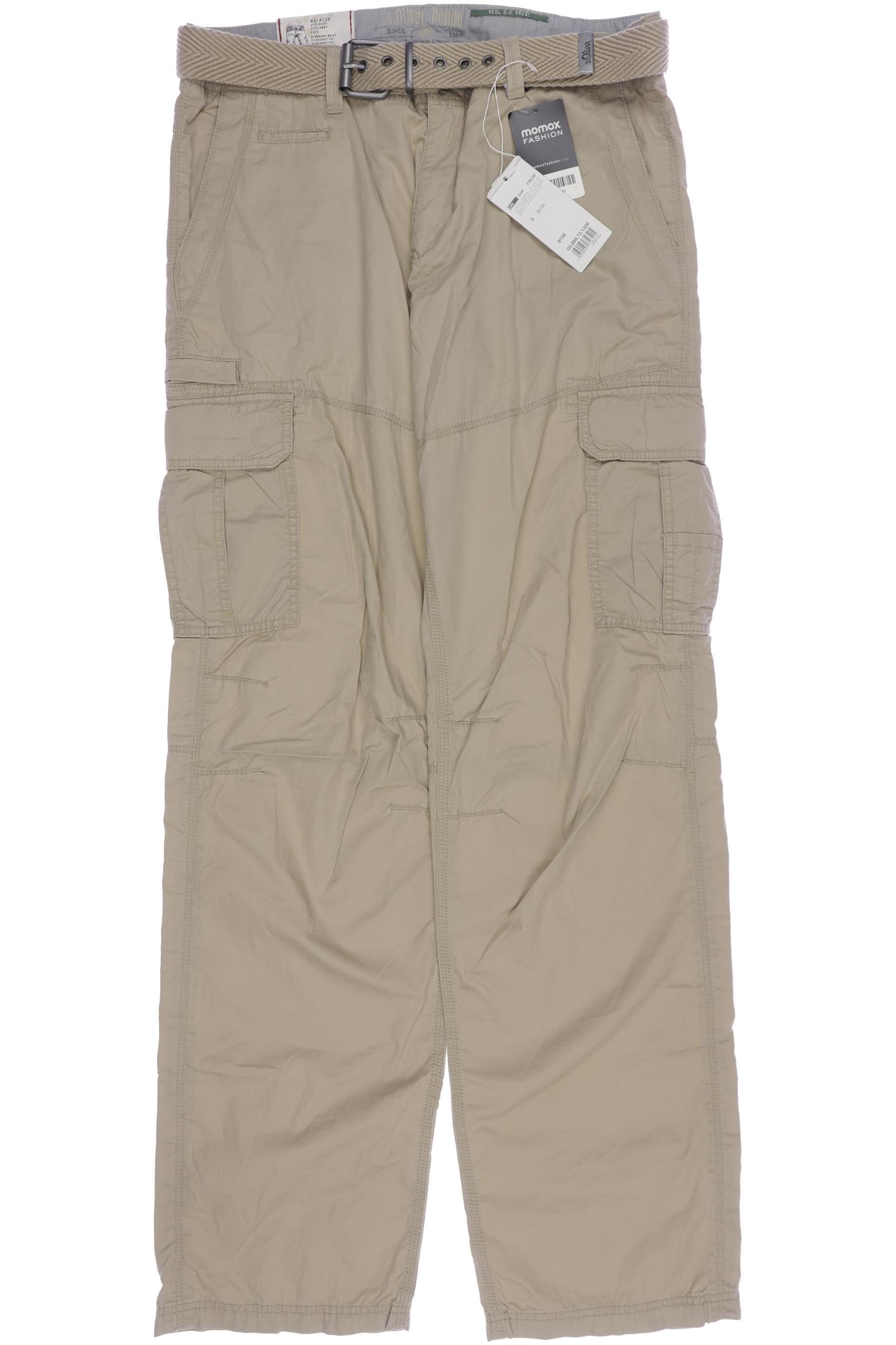 

s.Oliver Herren Stoffhose, beige, Gr. 36