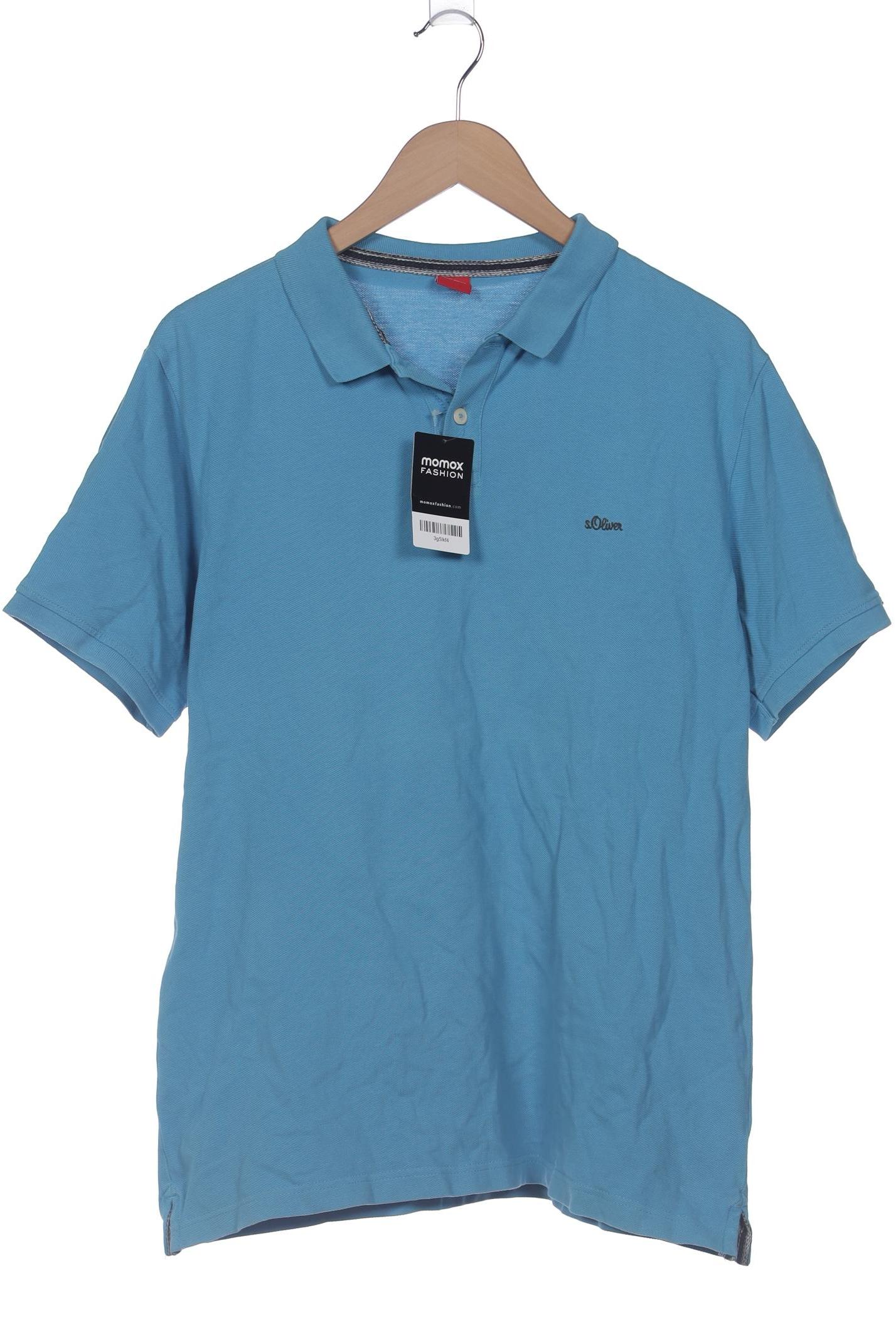 

s.Oliver Herren Poloshirt, blau, Gr. 54