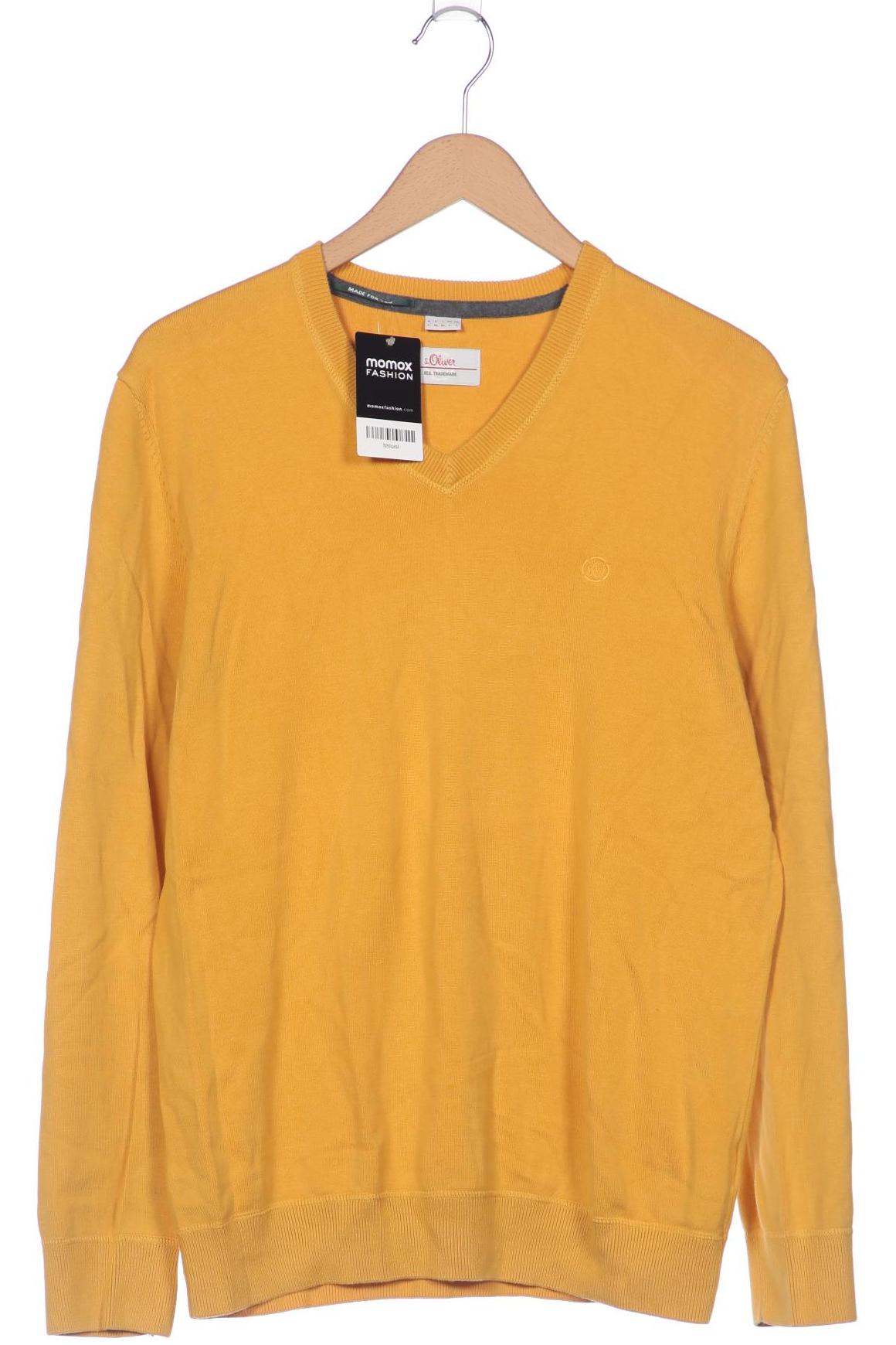 

s.Oliver Herren Pullover, gelb, Gr. 52