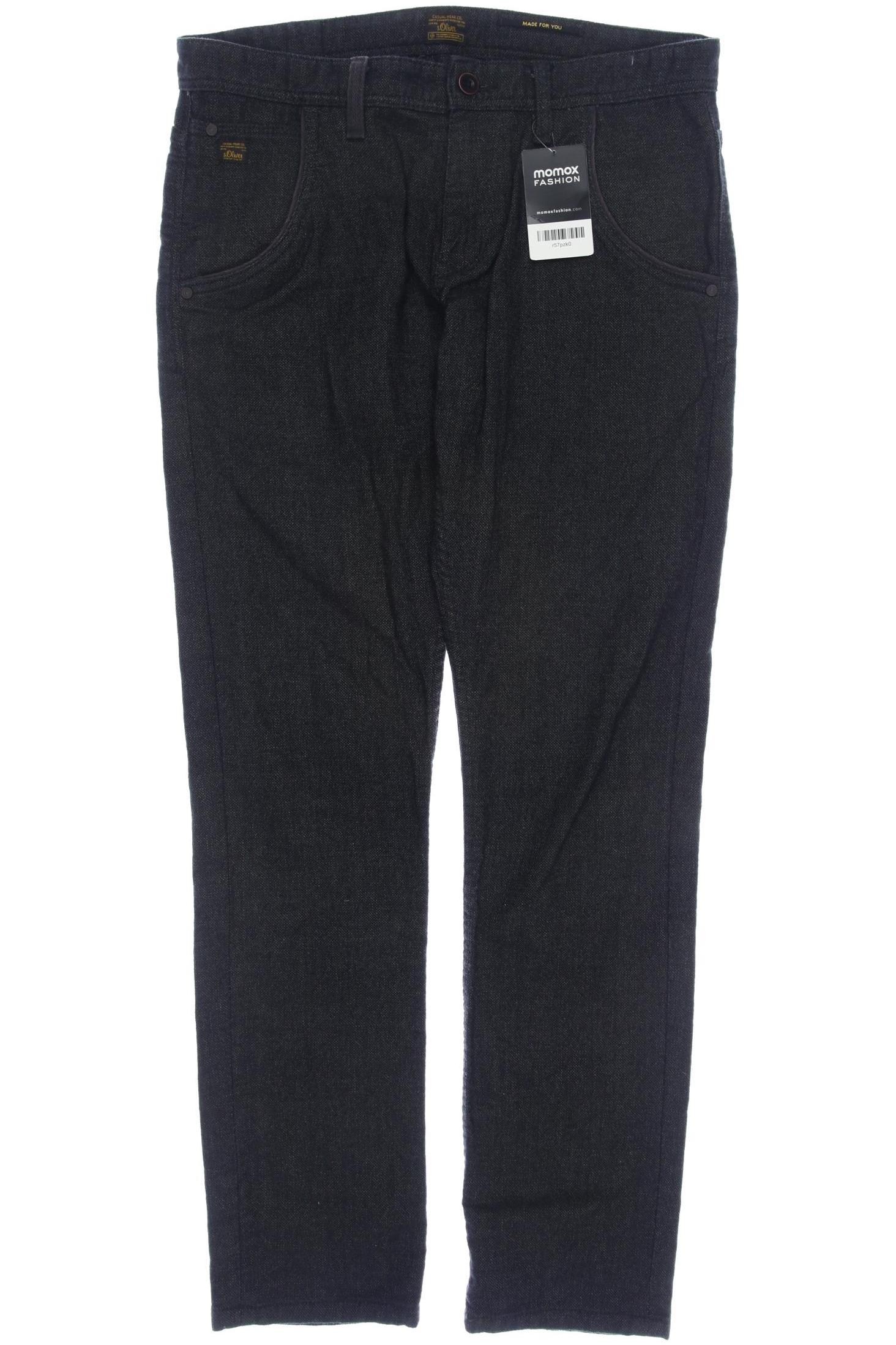 

s.Oliver Herren Stoffhose, schwarz, Gr. 34