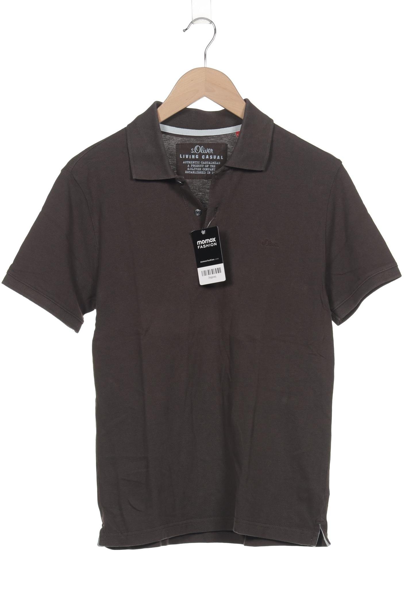 

s.Oliver Herren Poloshirt, braun, Gr. 46