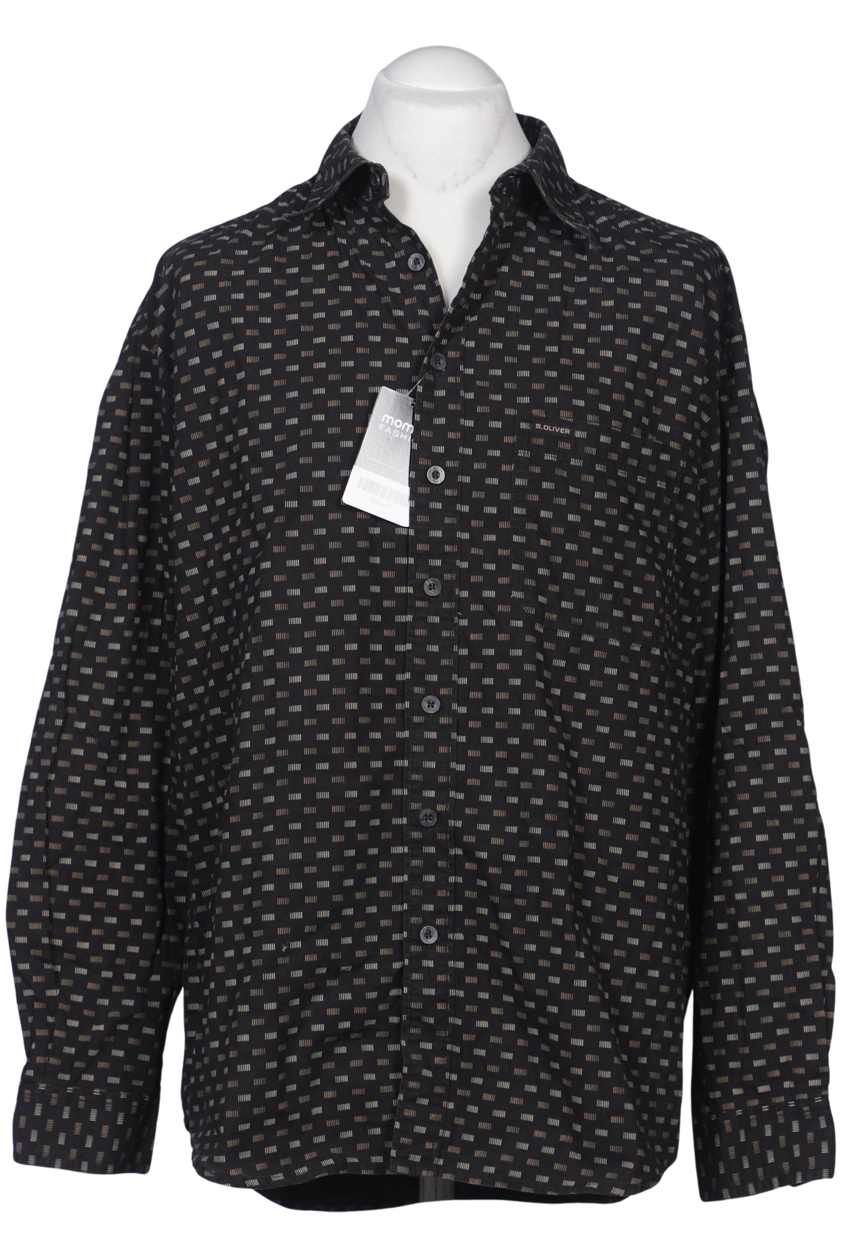 

s.Oliver Herren Hemd, schwarz, Gr. 54