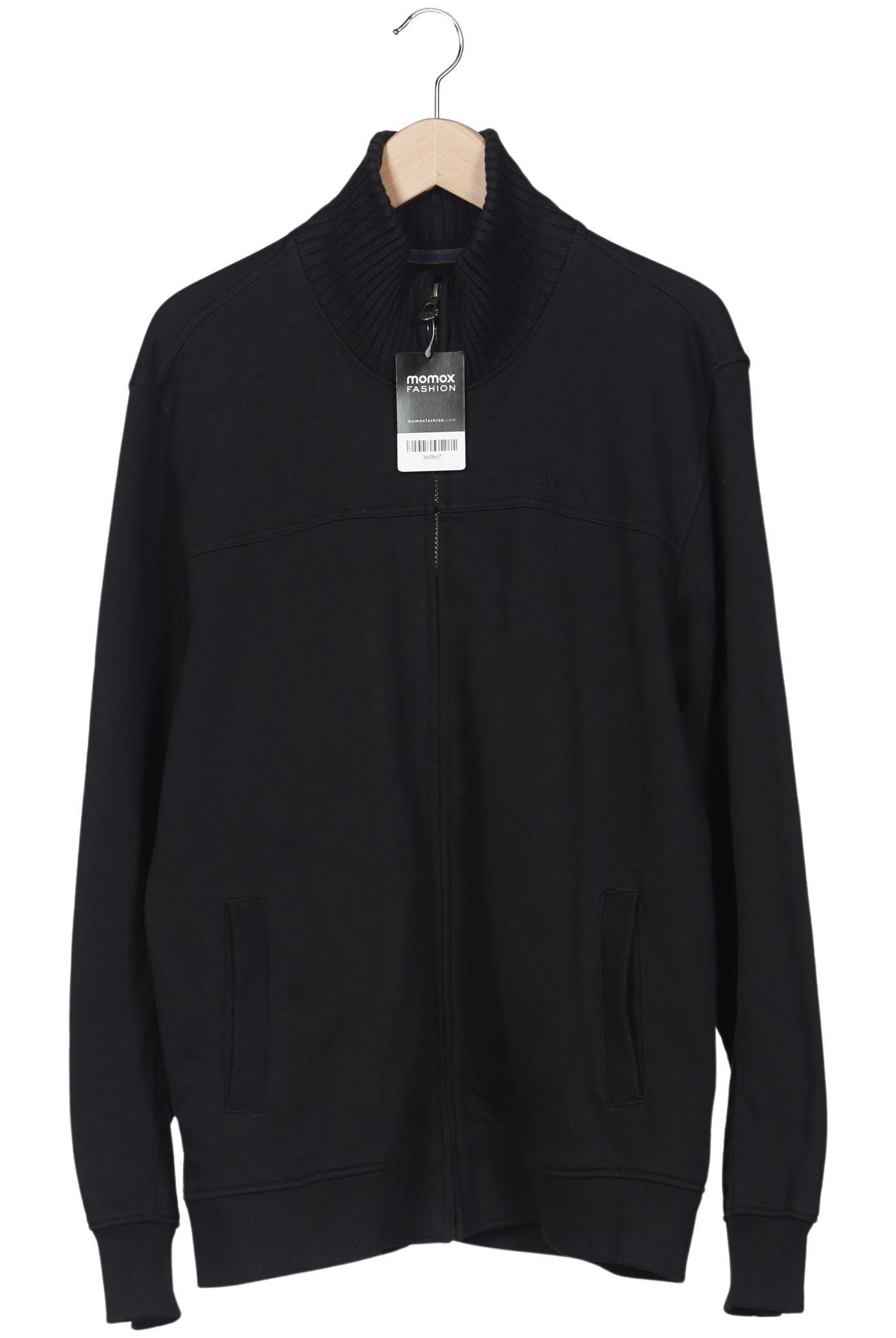 

s.Oliver Herren Sweatshirt, schwarz, Gr. 54