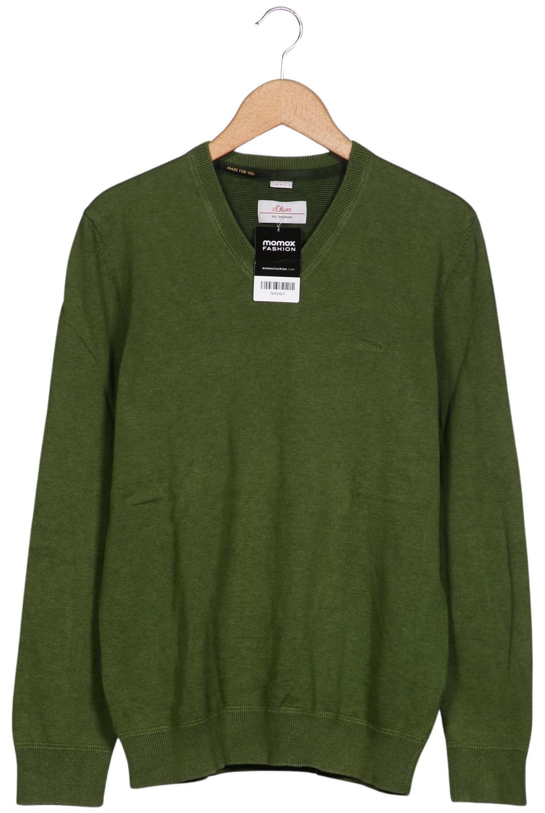 

s.Oliver Herren Pullover, grün, Gr. 52