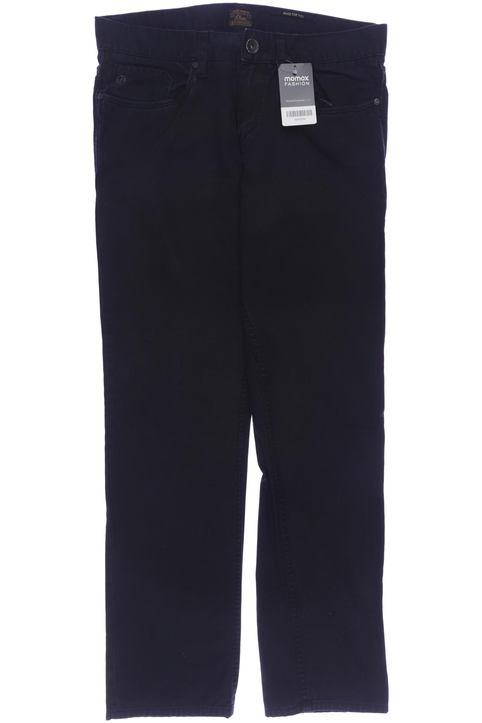

s.Oliver Herren Jeans, schwarz, Gr. 30