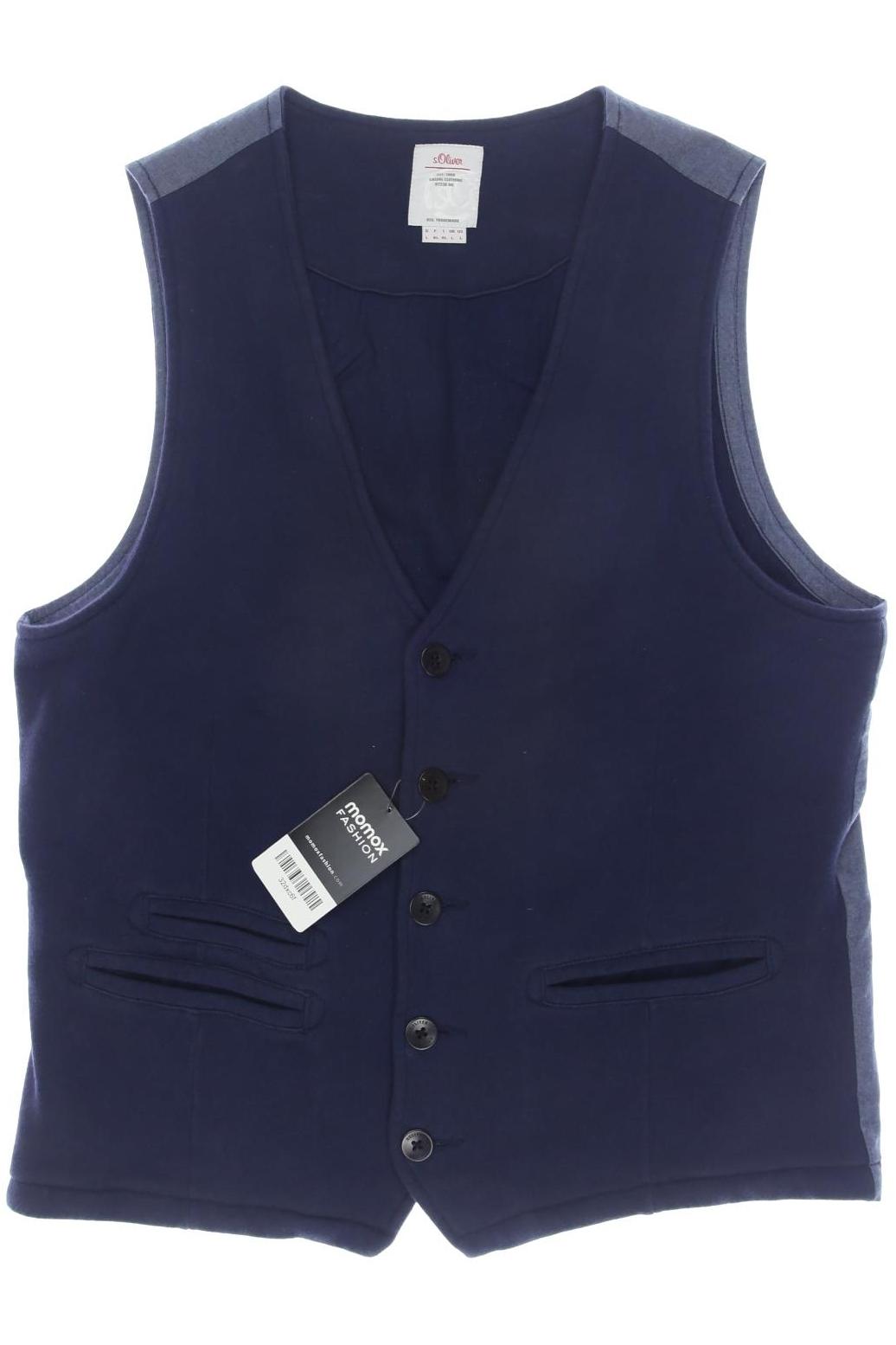 

s.Oliver Herren Weste, marineblau, Gr. 52