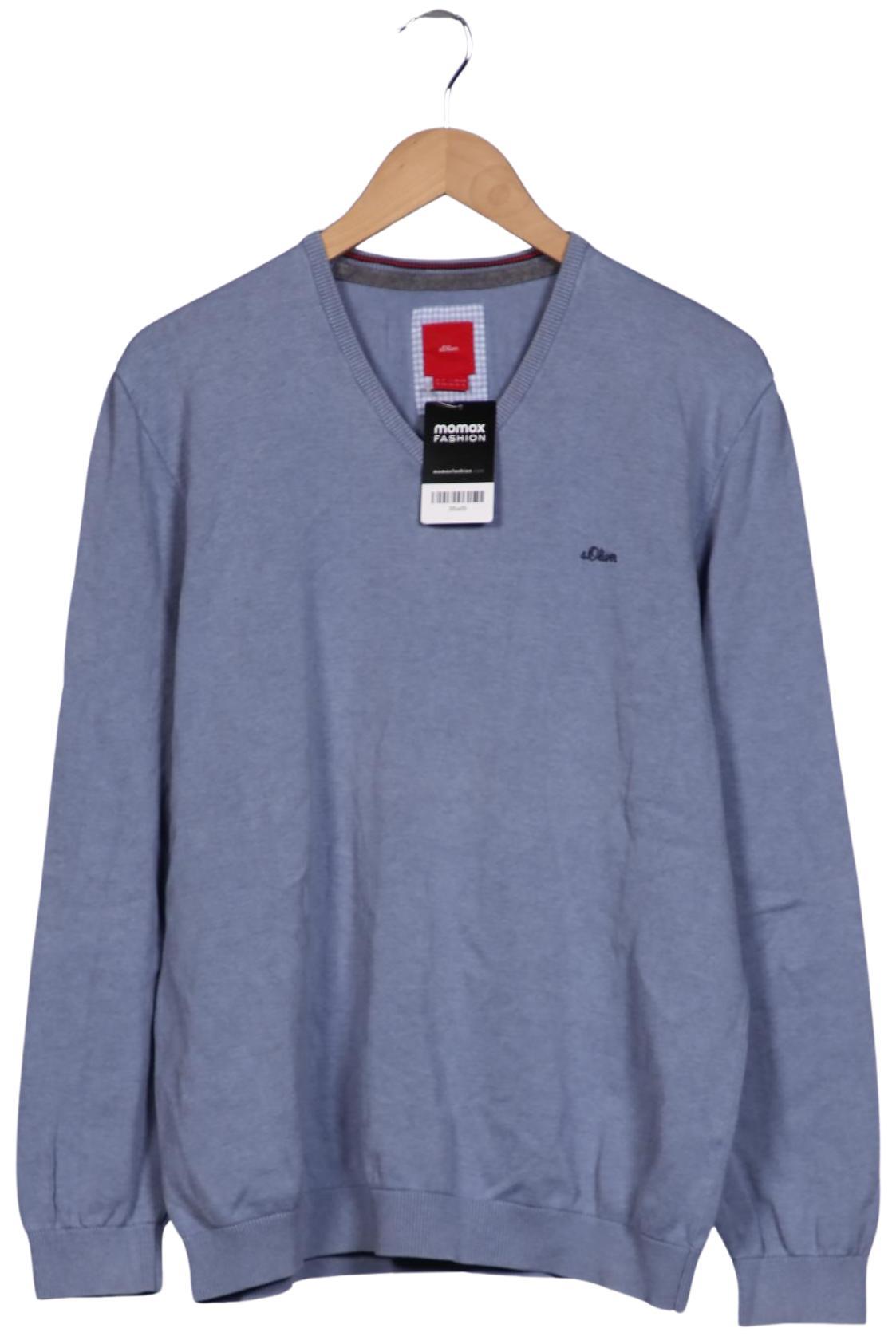 

s.Oliver Herren Pullover, blau, Gr. 54