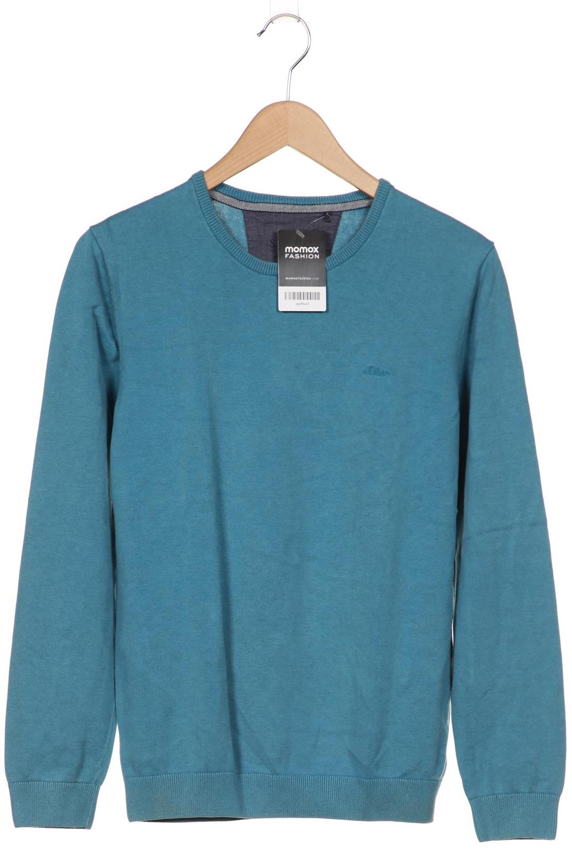 

s.Oliver Herren Pullover, türkis, Gr. 48