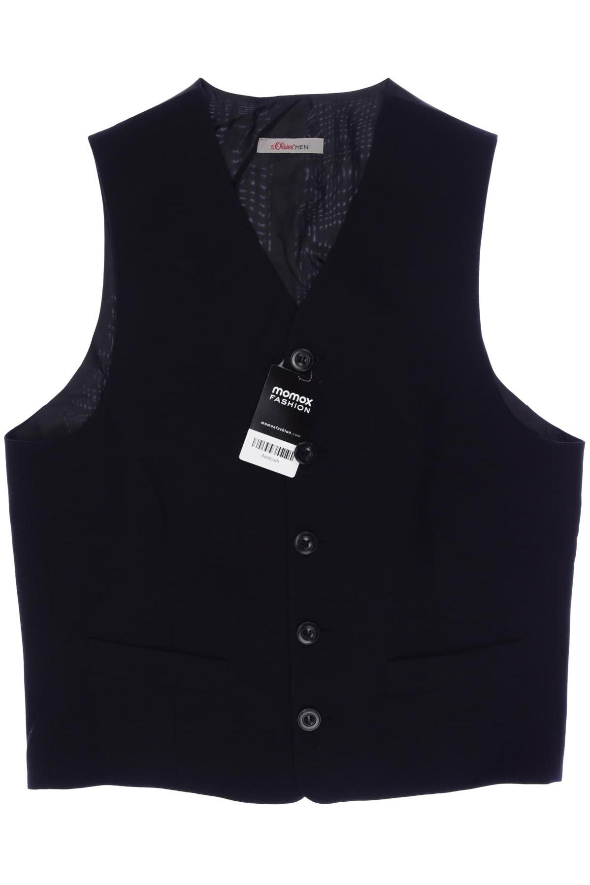 

s.Oliver Herren Weste, schwarz, Gr. 50
