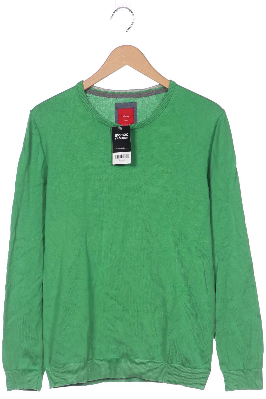 

s.Oliver Herren Pullover, grün, Gr. 48