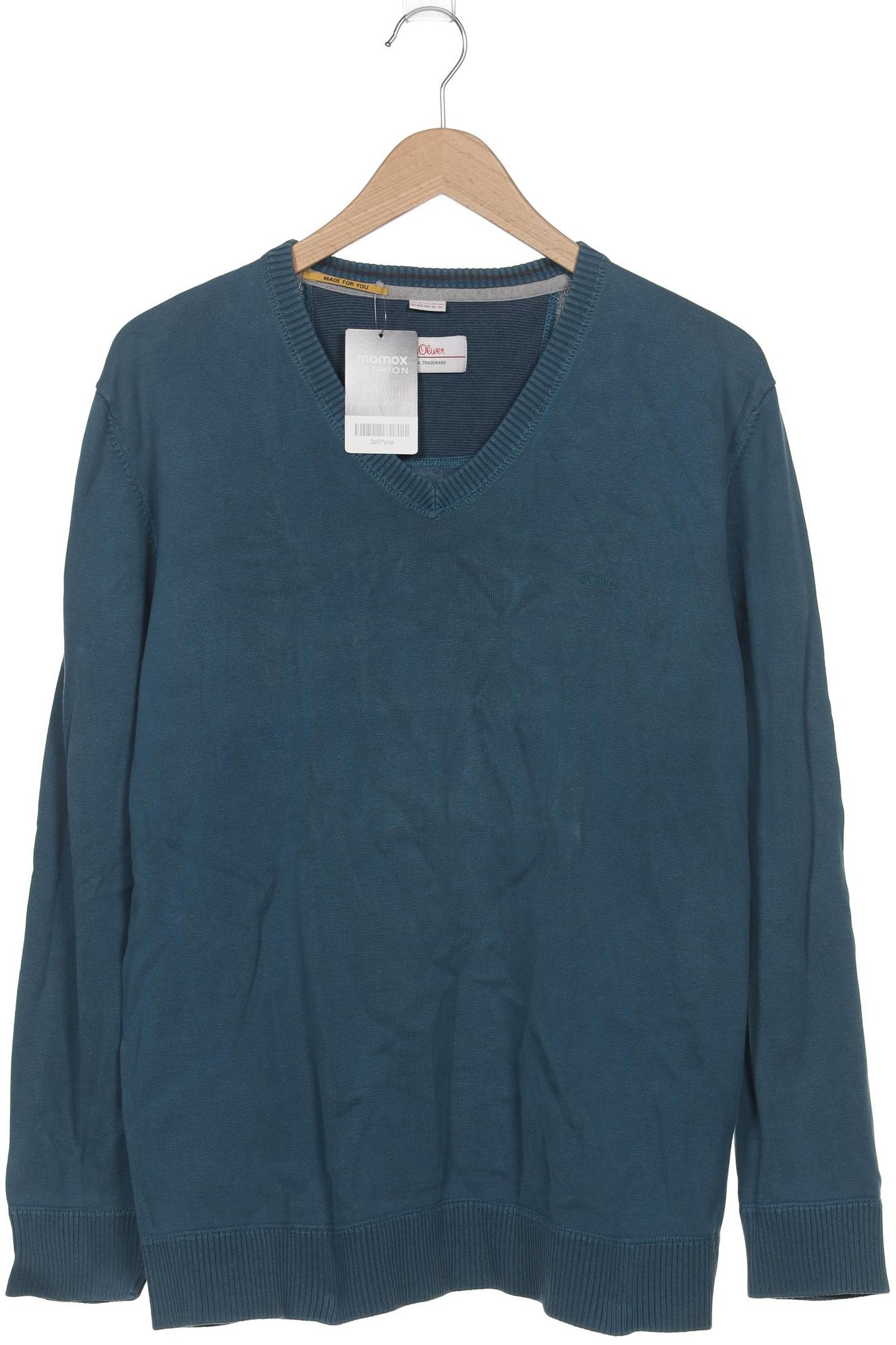 

s.Oliver Herren Pullover, blau, Gr. 54