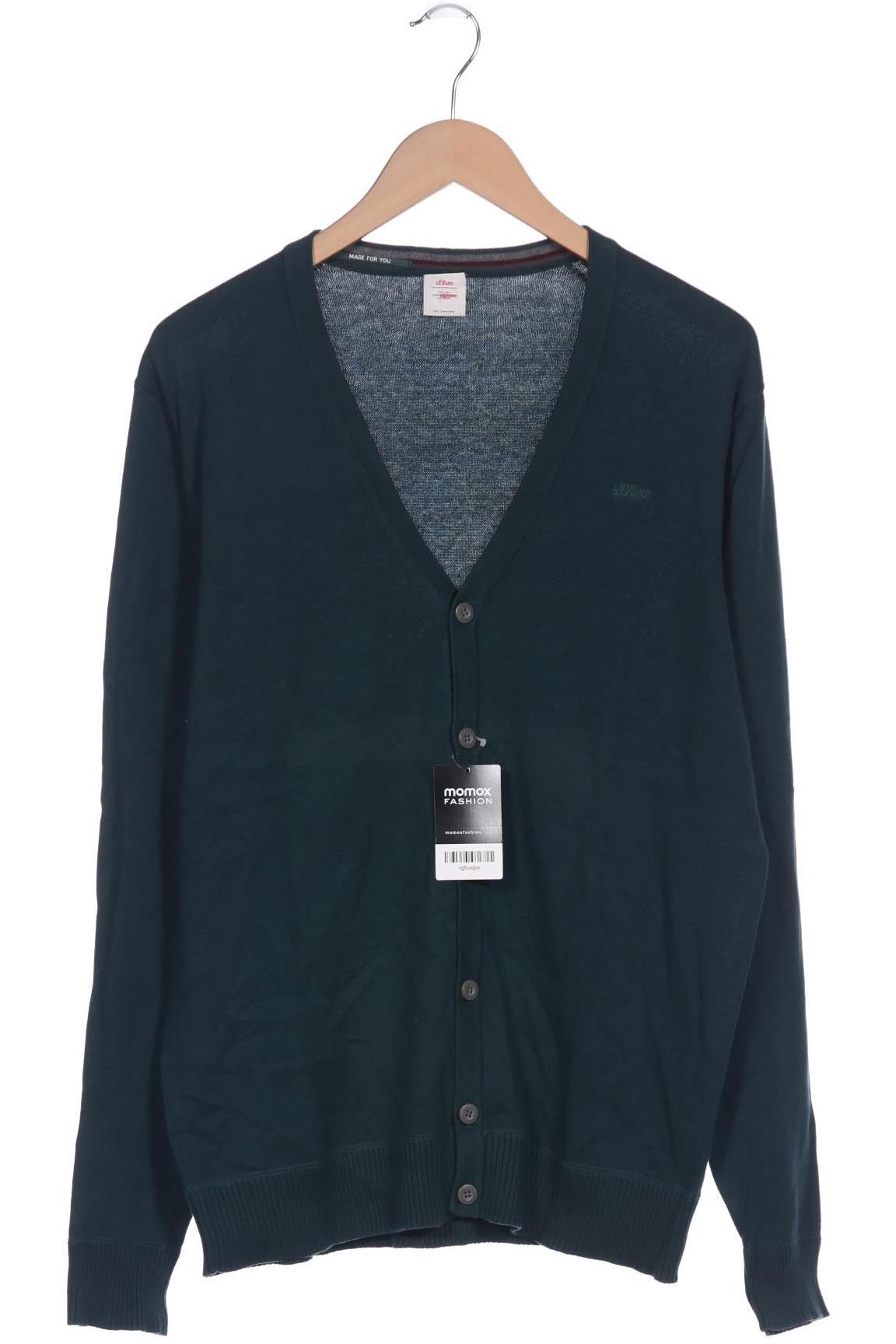 Thumbnail - s.Oliver Herren Strickjacke, grün, Gr. 52