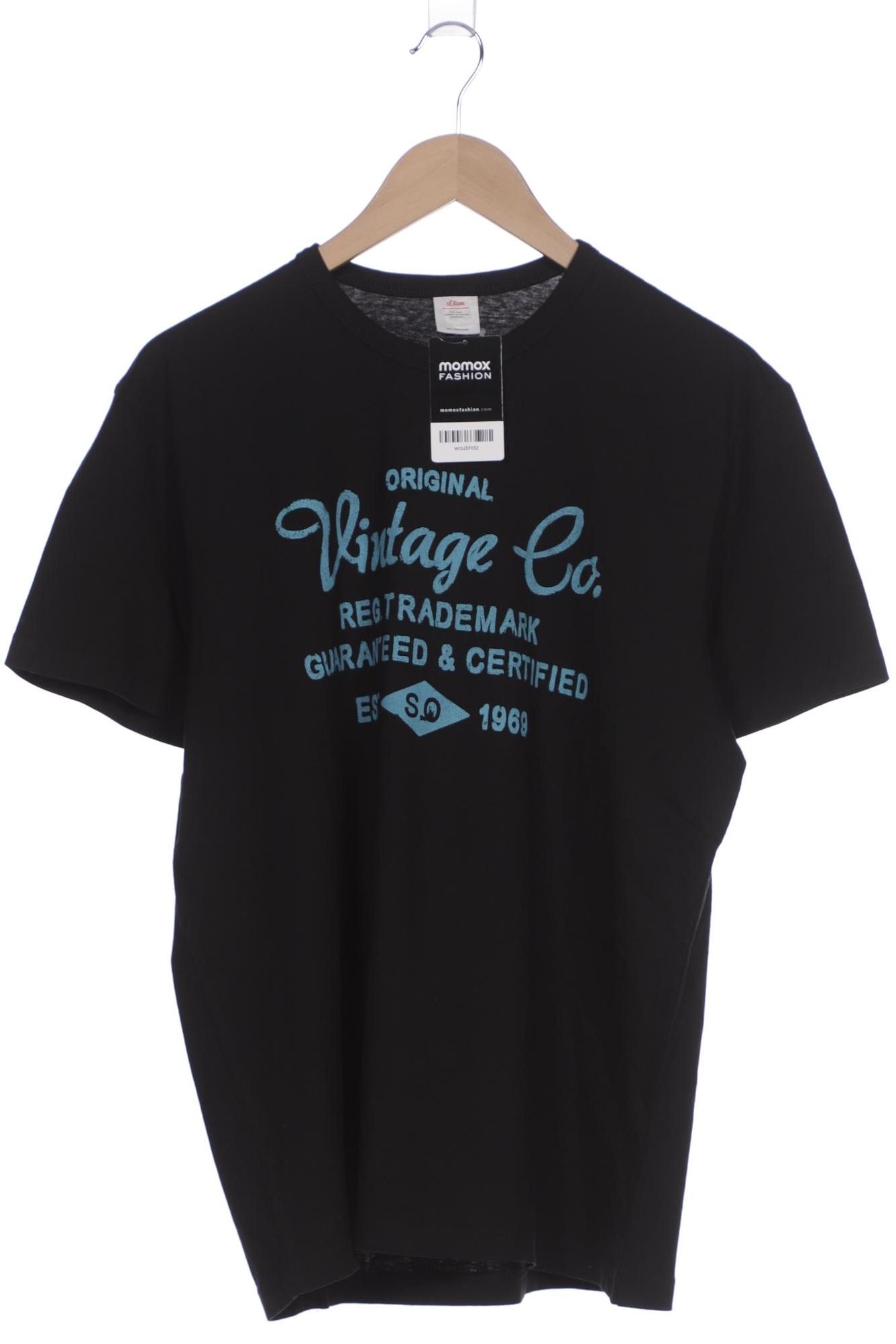 Thumbnail - s.Oliver Herren T-Shirt, schwarz, Gr. 52