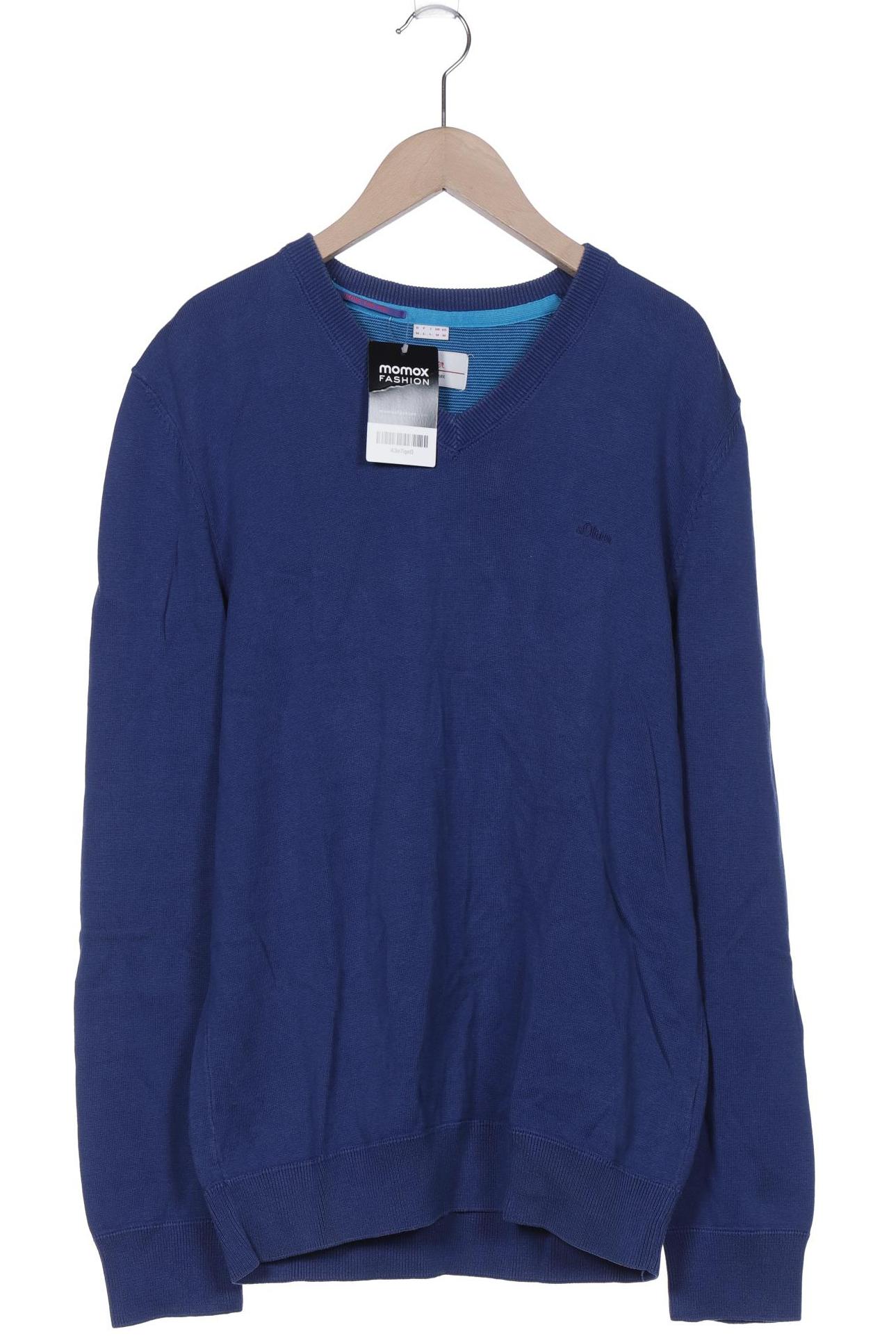 

s.Oliver Herren Pullover, blau, Gr. 48