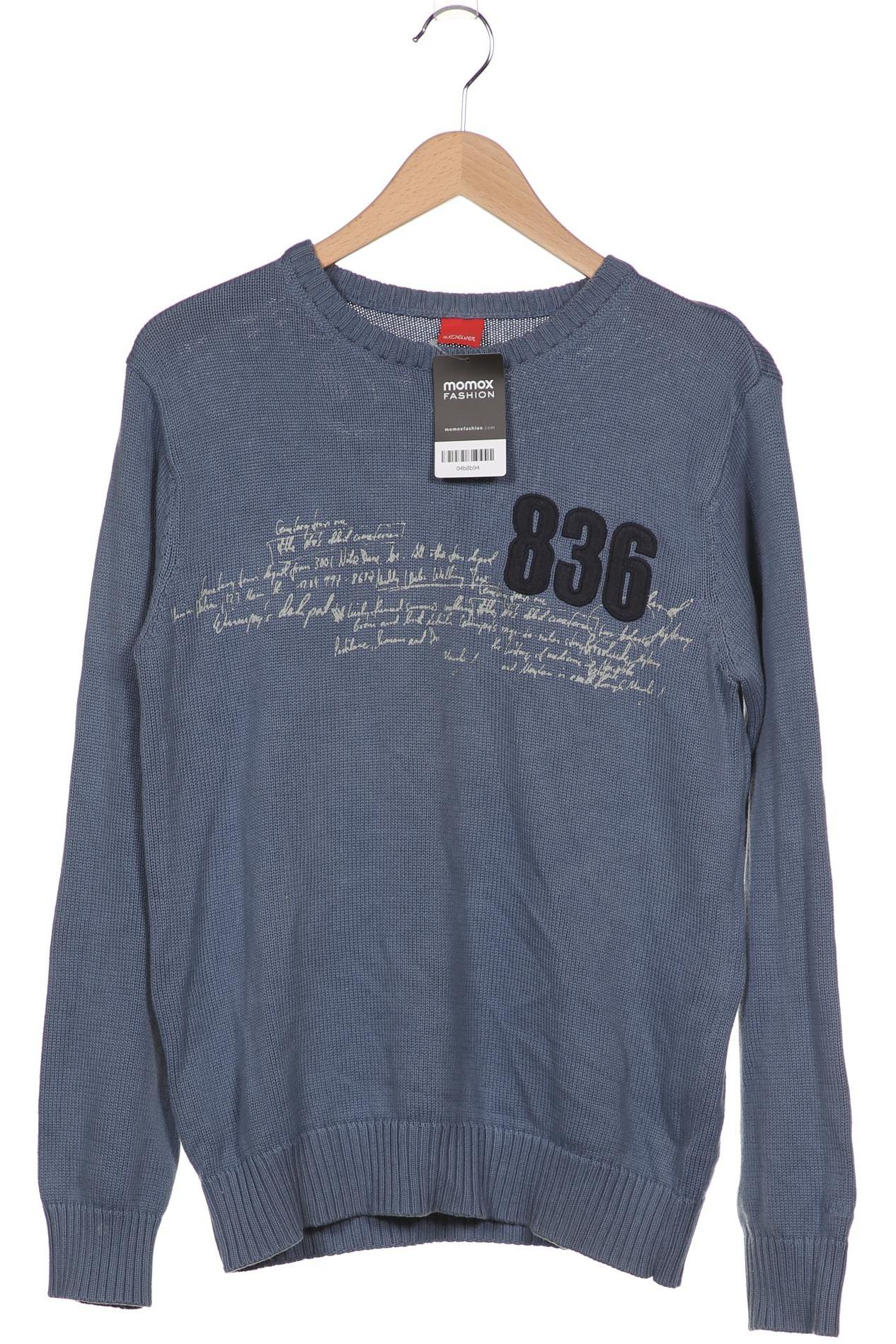 

s.Oliver Herren Pullover, blau, Gr. 46