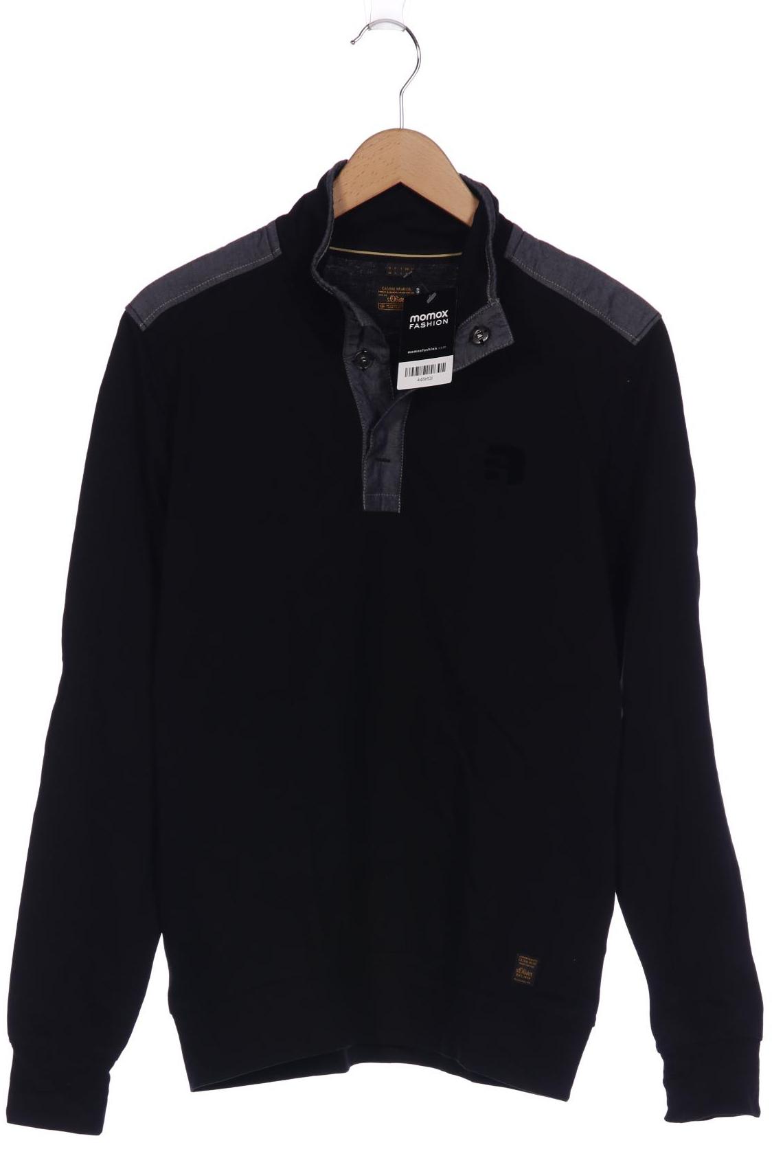 

s.Oliver Herren Langarmshirt, schwarz