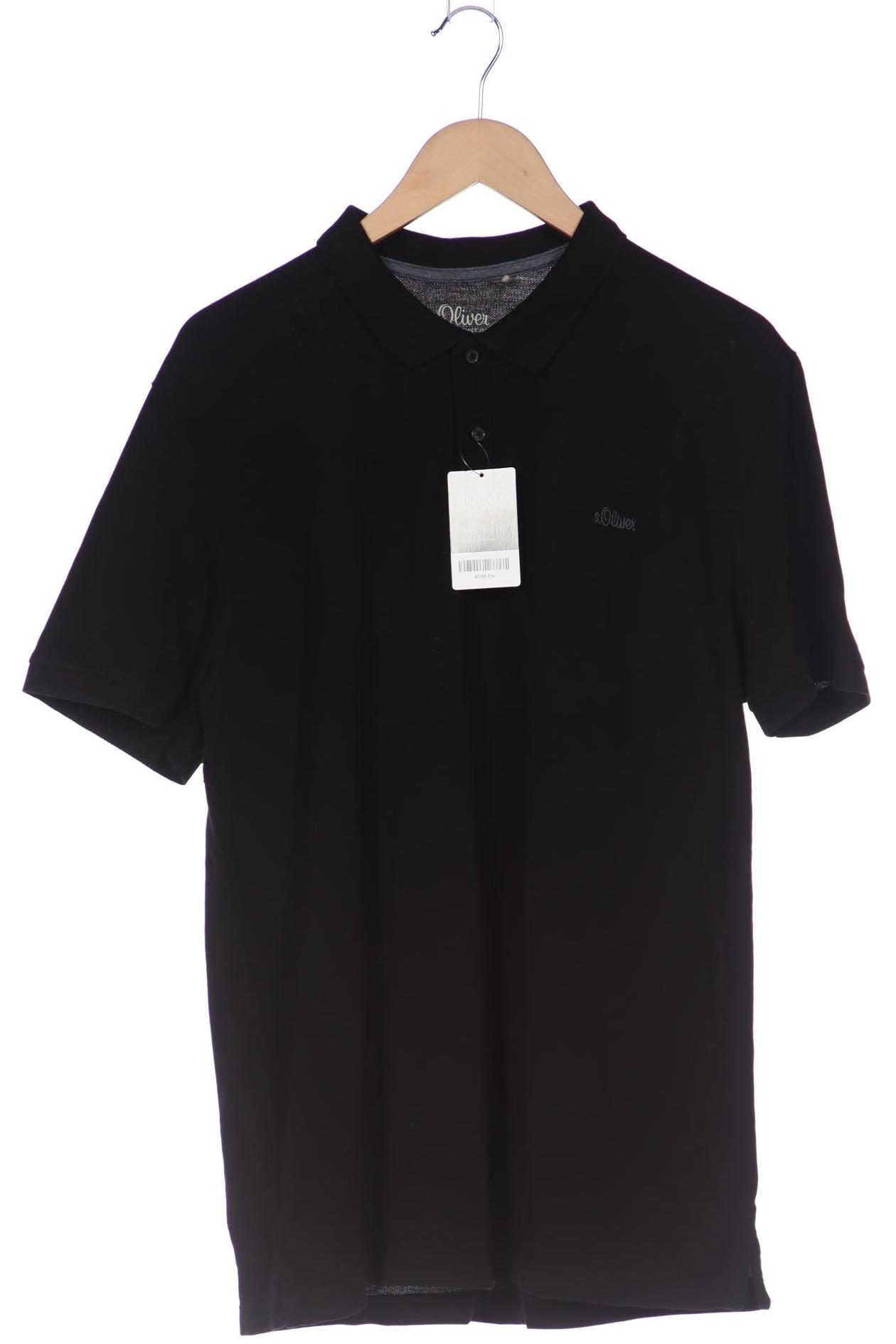 

s.Oliver Herren Poloshirt, schwarz, Gr. 54