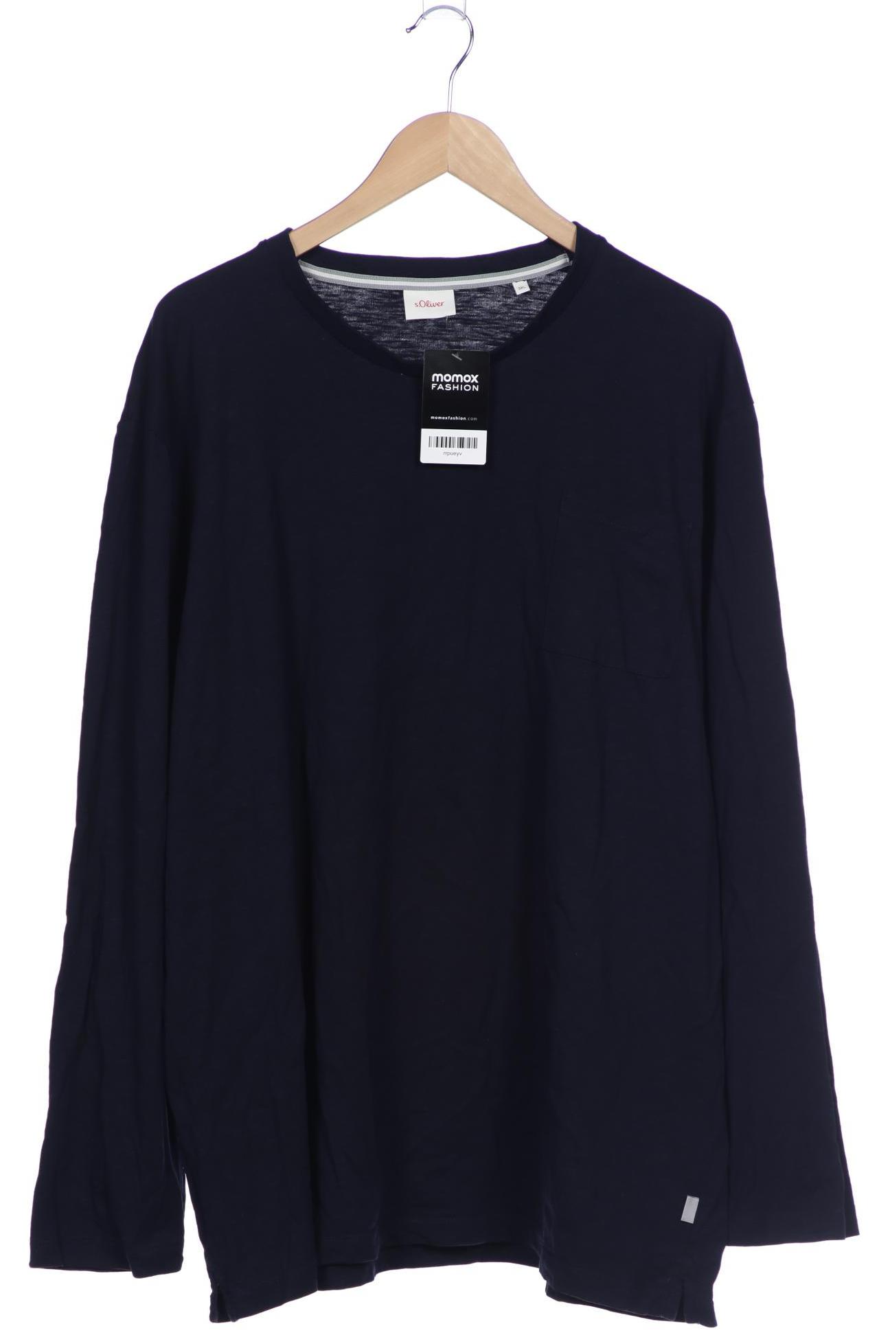

s.Oliver Herren Langarmshirt, marineblau, Gr. 58