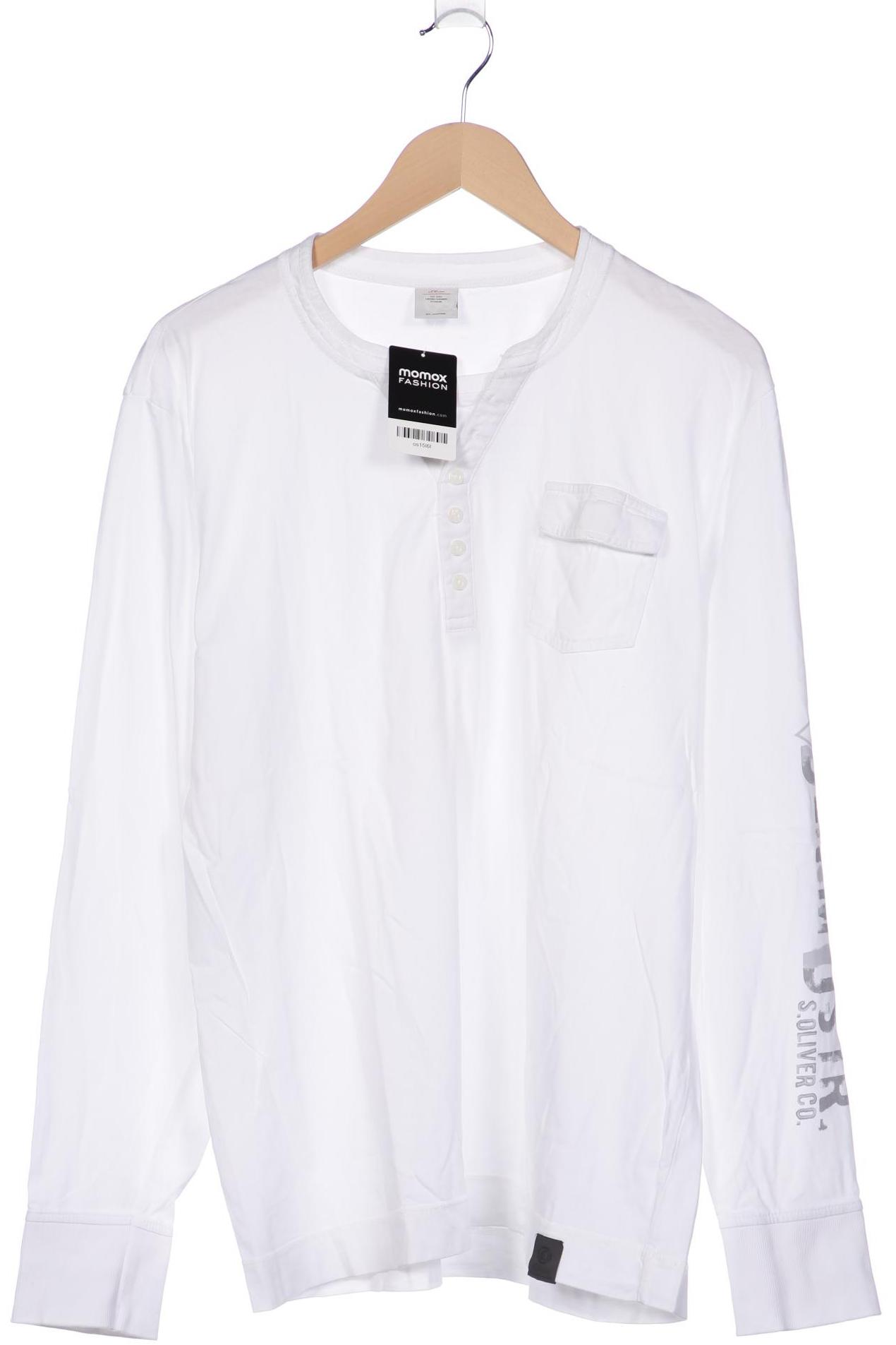 

s.Oliver Herren Langarmshirt, weiß