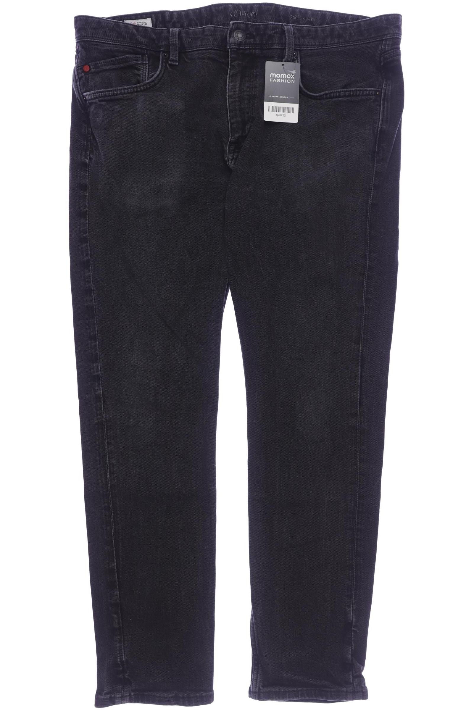 

s.Oliver Herren Jeans, schwarz, Gr. 38