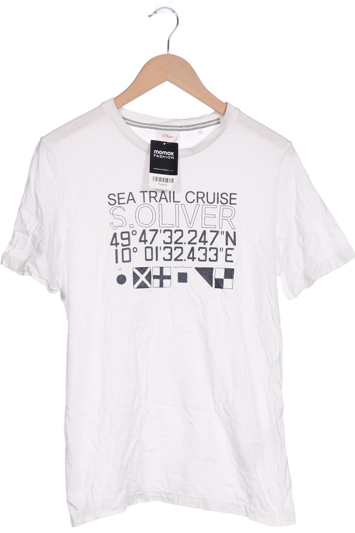

s.Oliver Herren T-Shirt, weiß, Gr. 48