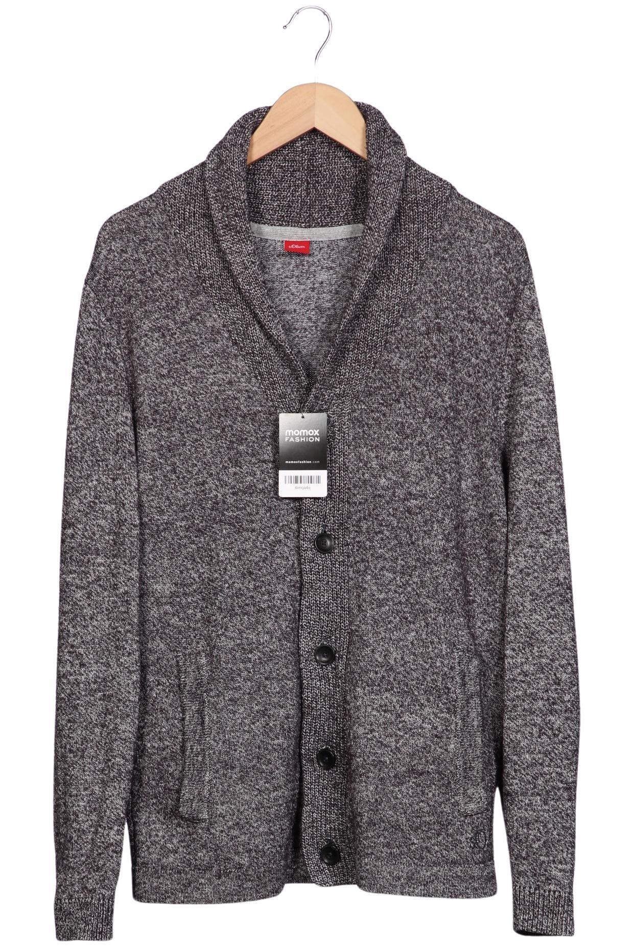 

s.Oliver Herren Strickjacke, grau, Gr. 52