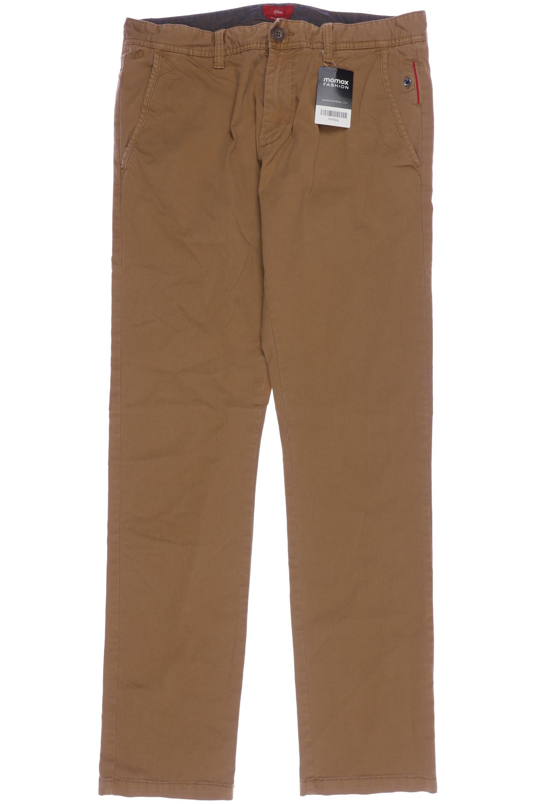 

s.Oliver Herren Stoffhose, braun, Gr. 34