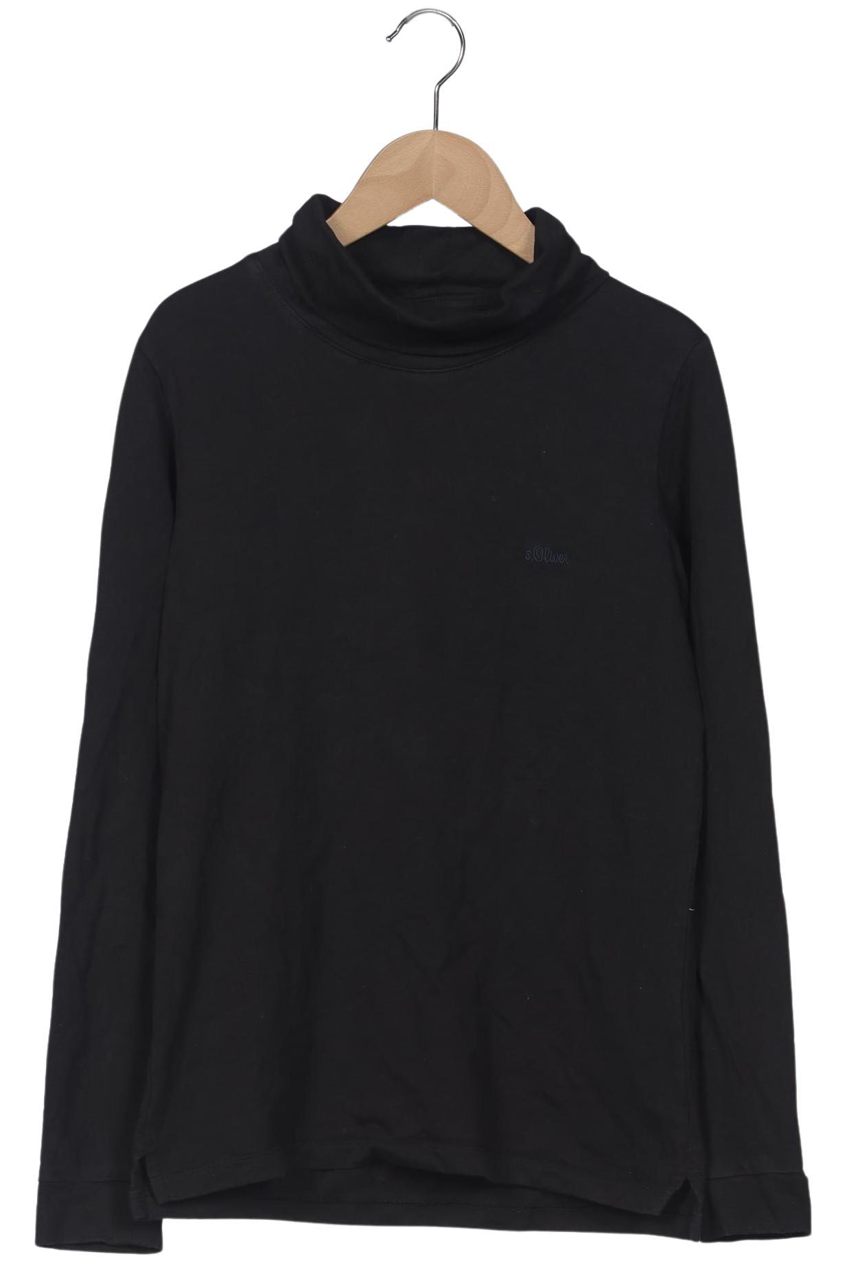 

s.Oliver Herren Langarmshirt, schwarz, Gr. 46