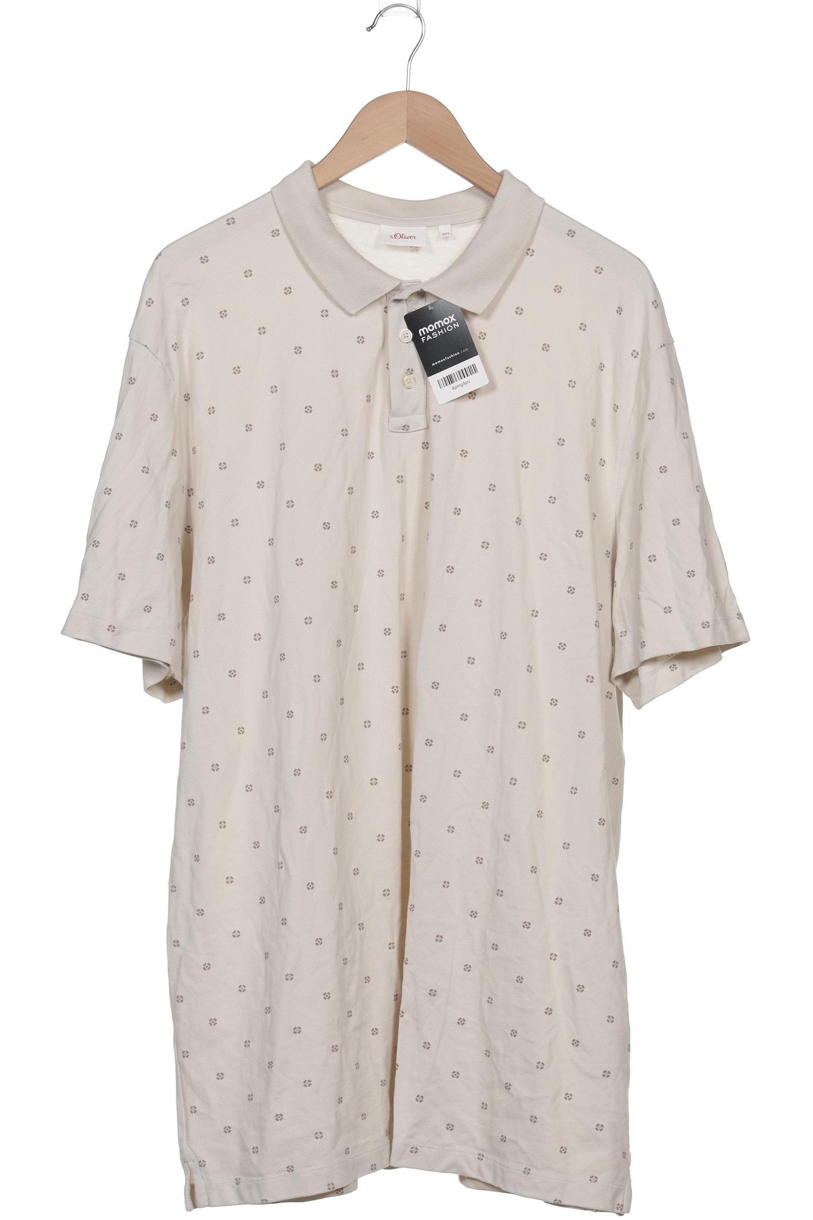 

s.Oliver Herren Poloshirt, cremeweiß, Gr. 58