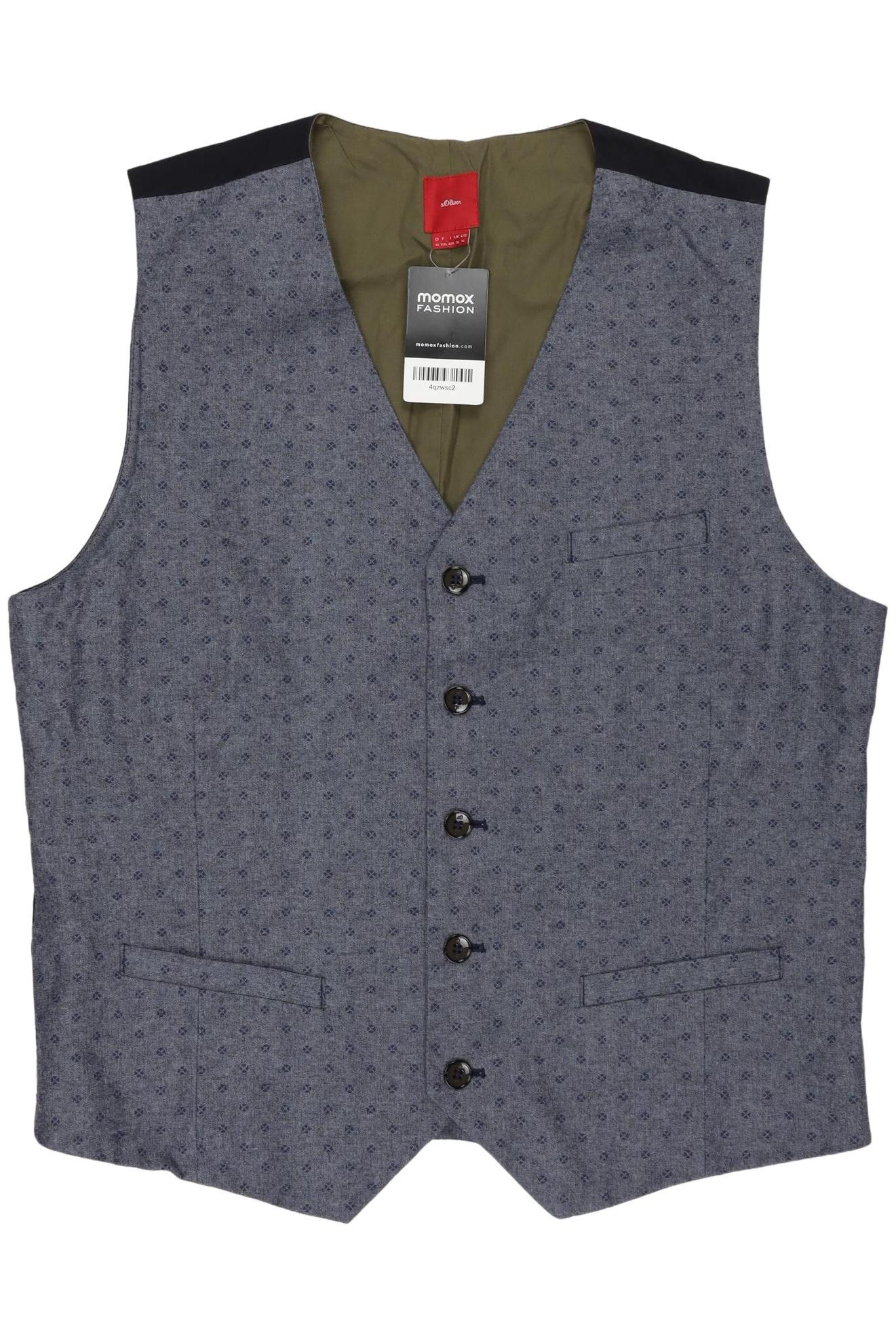 

s.Oliver Herren Weste, blau, Gr. 54