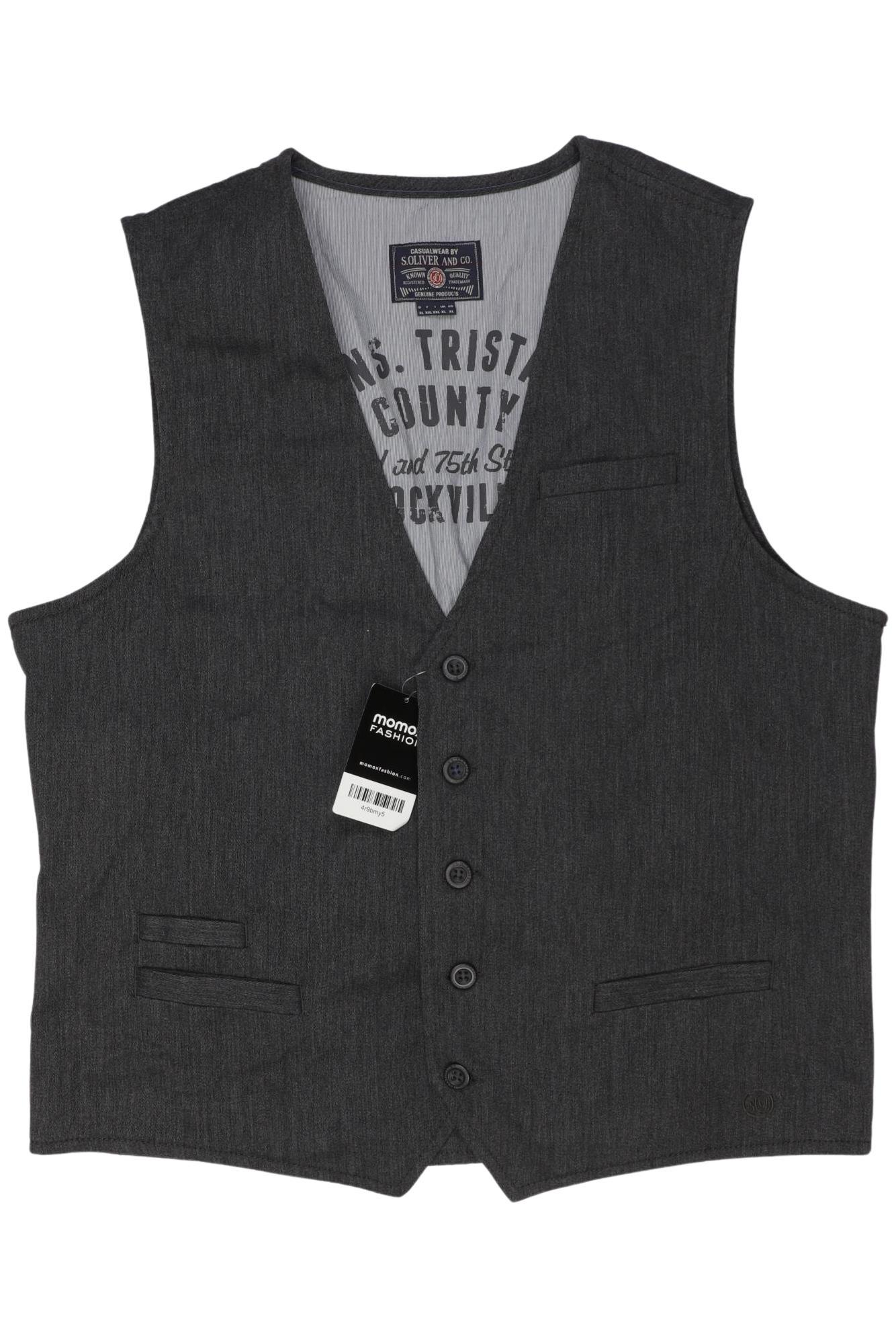 

s.Oliver Herren Weste, grau, Gr. 54