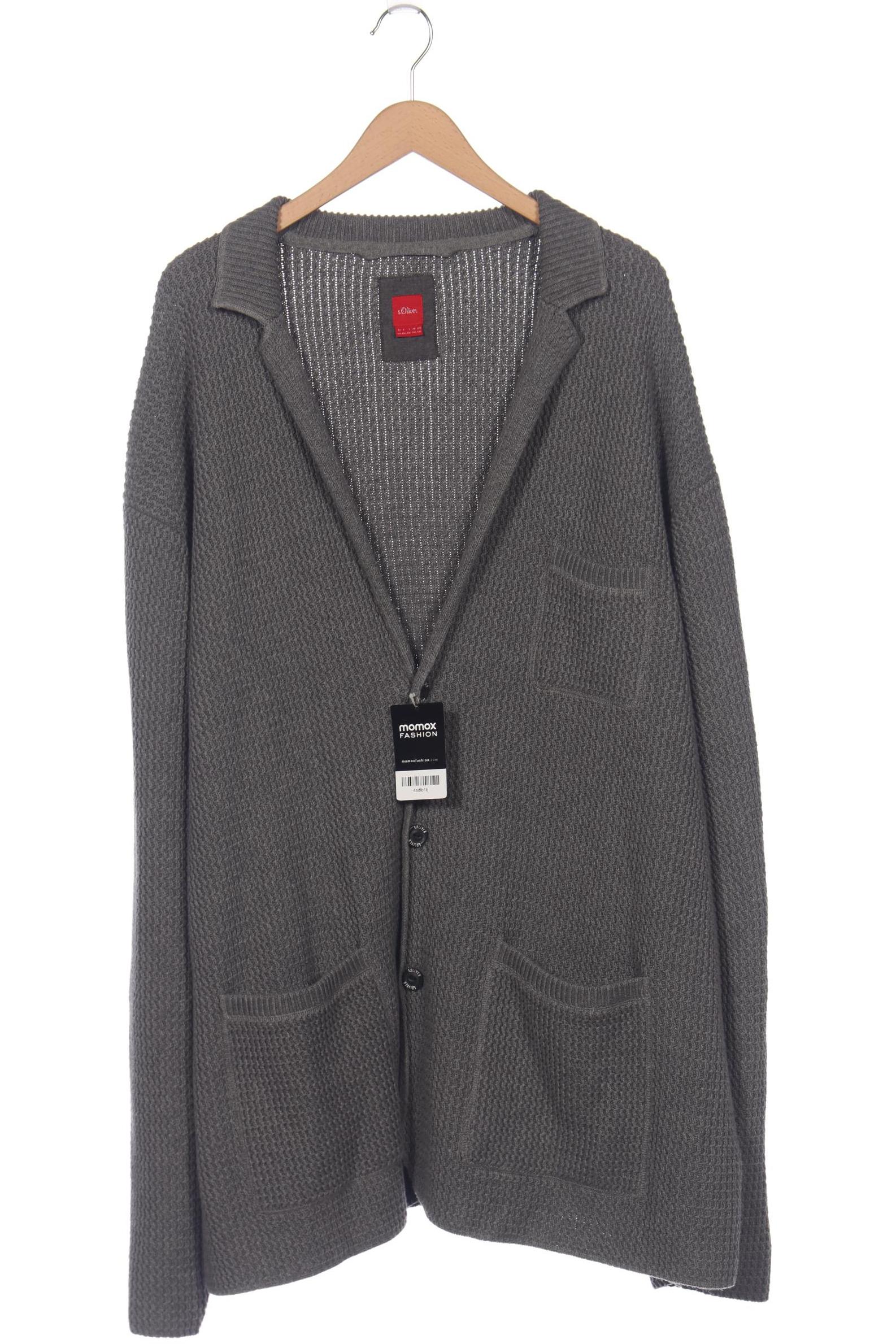 

s.Oliver Herren Strickjacke, grau, Gr. 62